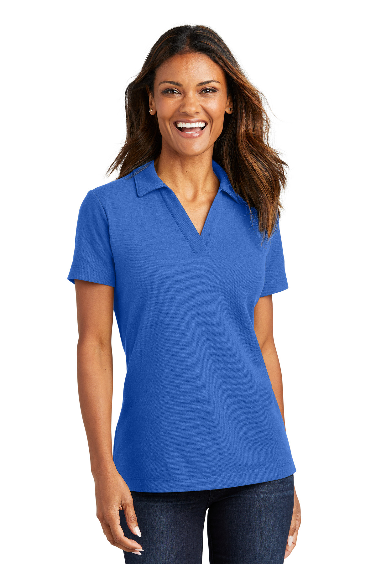 Port Authority LK867 Ladies C-FREE Cotton Blend Pique Polo
