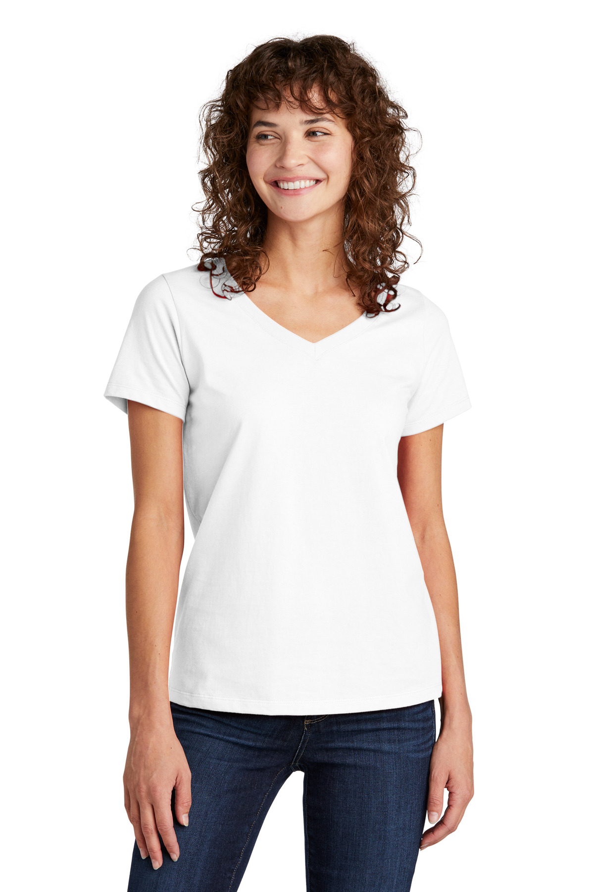 Volunteer Knitwear LVL45V Women's Daily V-Neck Tee