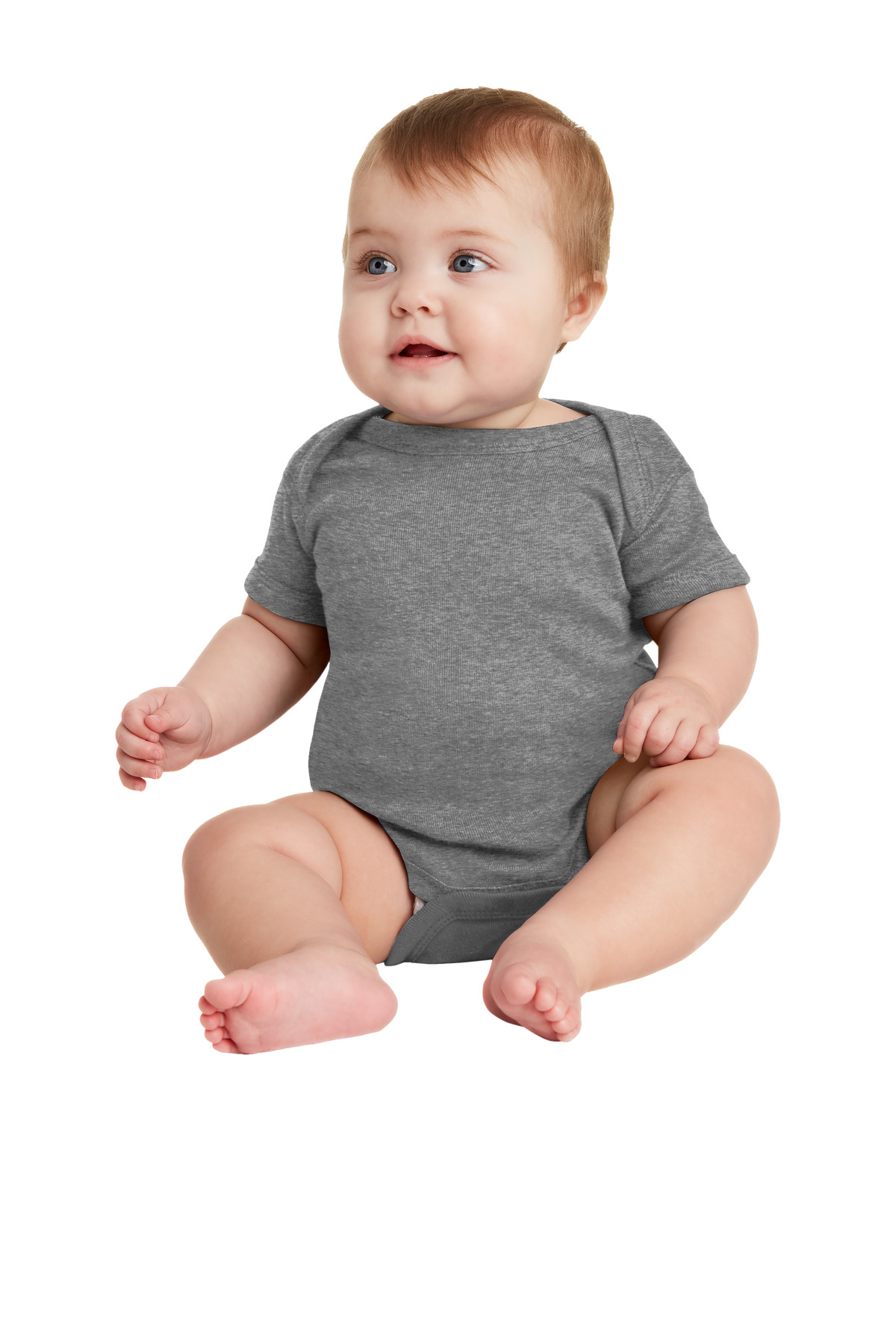 Rabbit Skins RS4400 Infant Short Sleeve Baby Rib Bodysuit