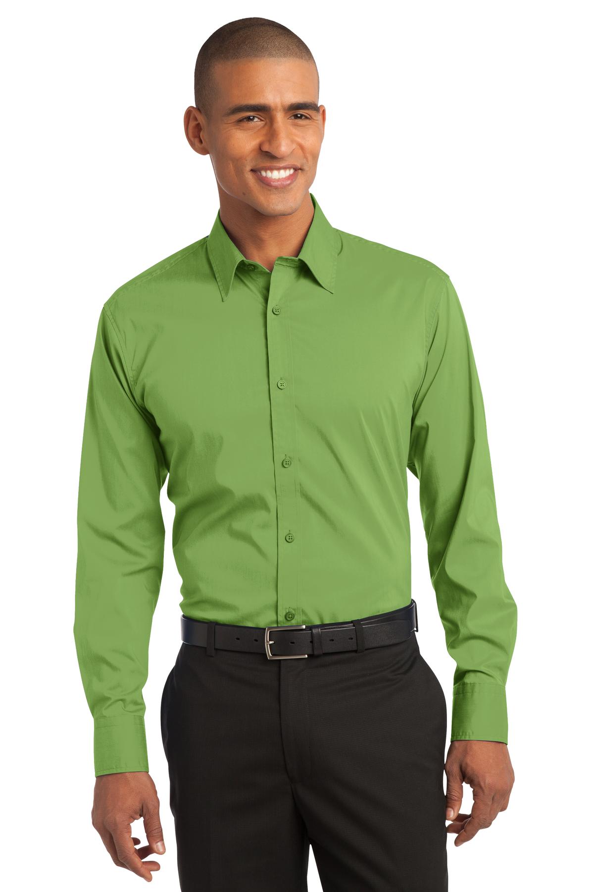 Port Authority S646 DISCONTINUED Stretch Poplin Shirt