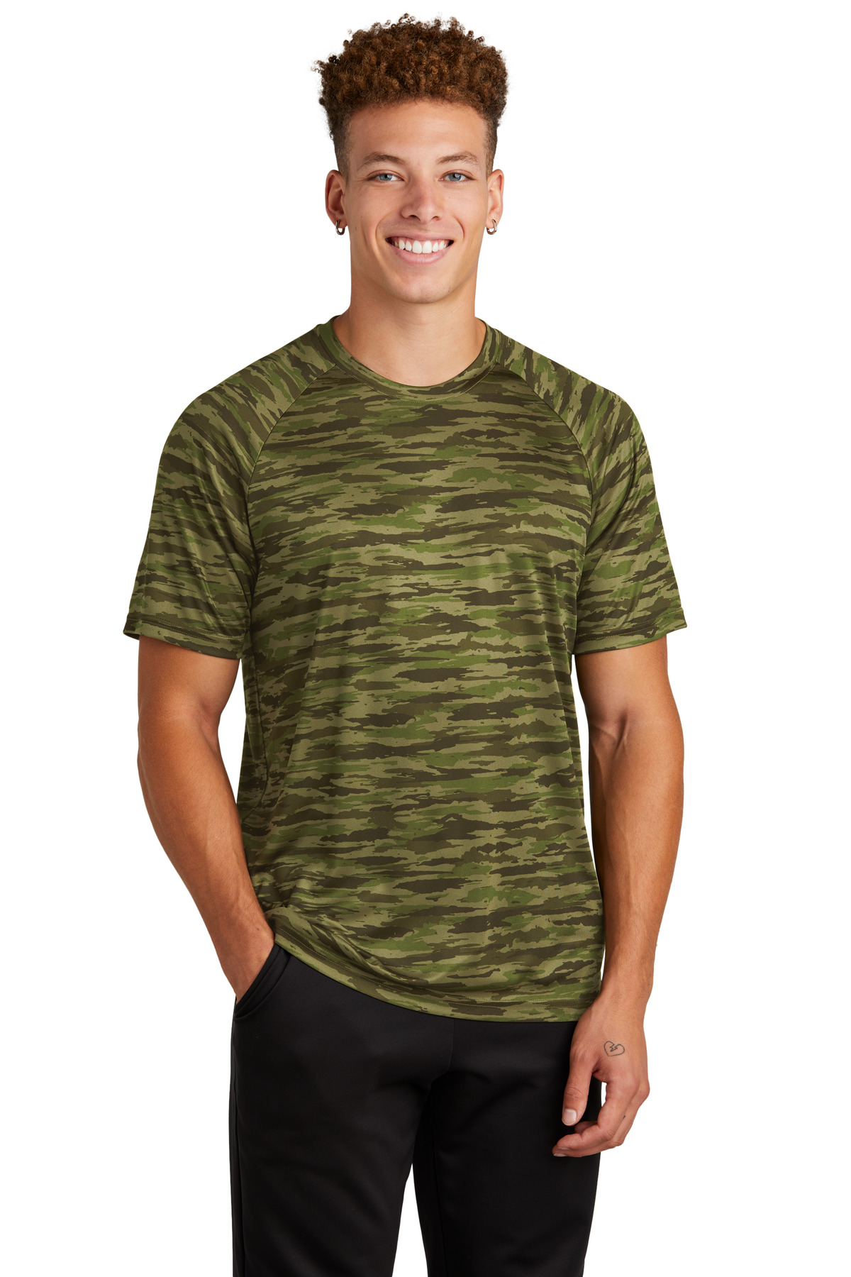 Sport-Tek ST375 Drift Camo Tee