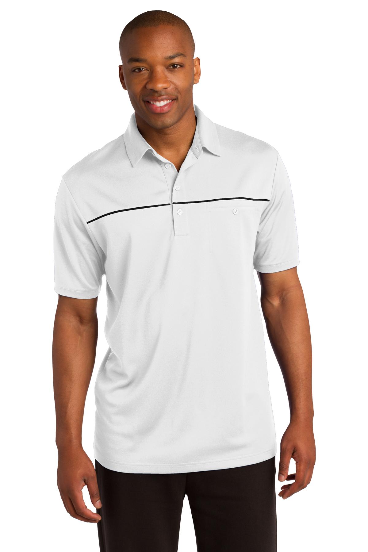 Sport-Tek ST686 DISCONTINUED PosiCharge Micro-Mesh Piped Polo