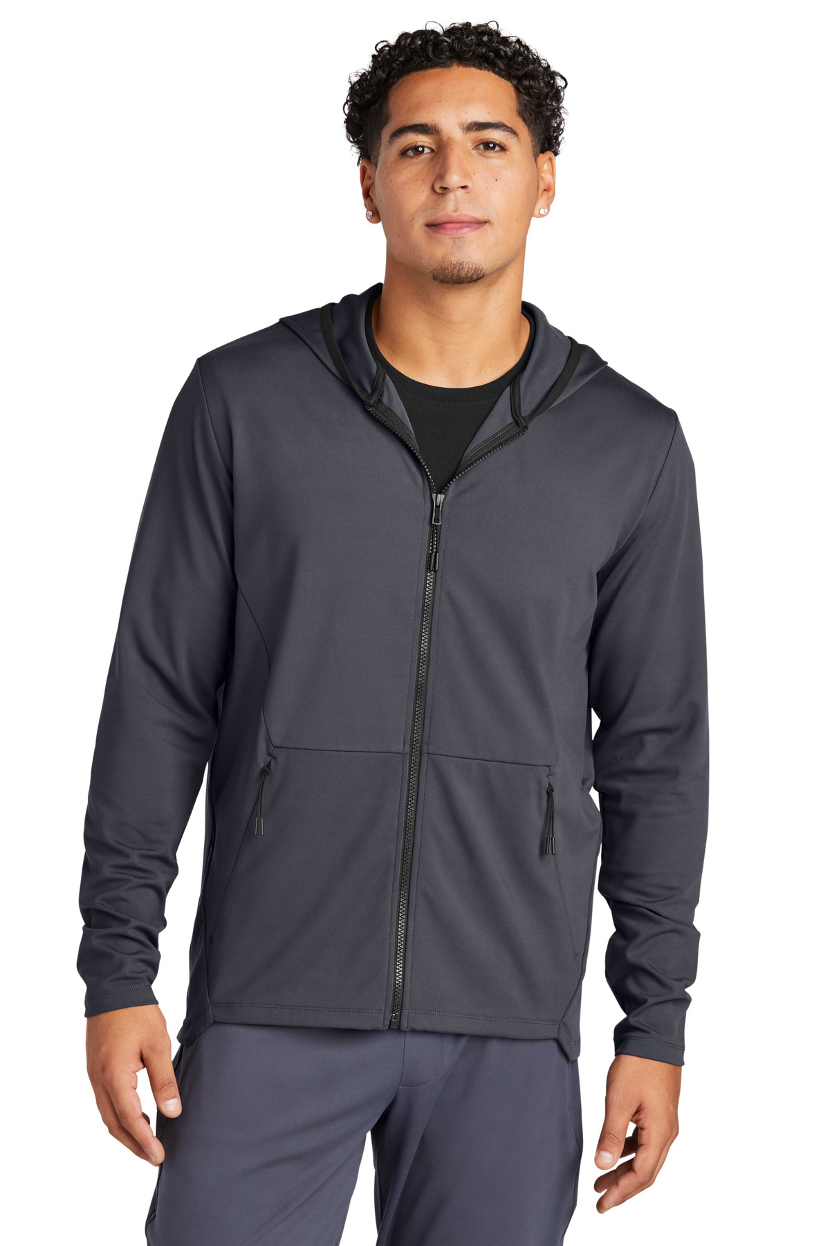 Sport-Tek ST870 Circuit Hooded Full-Zip