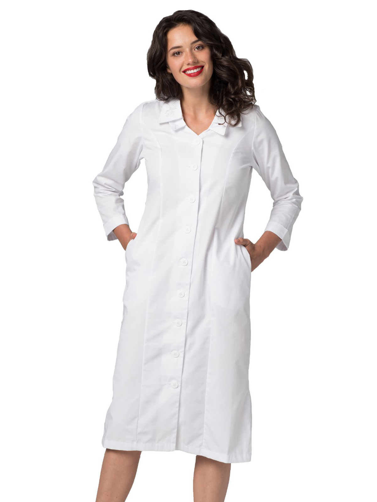 Adar 2801 Women's Double Embroidered Dress