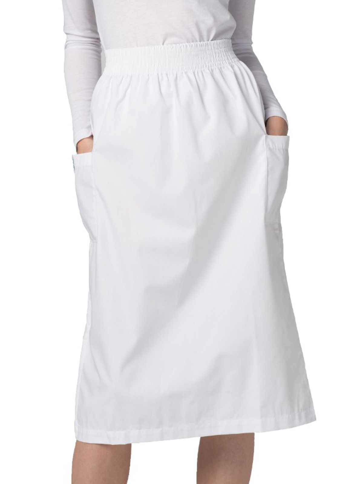 Adar 703 Women's A-Line Patch Cargo Pocket Skirt