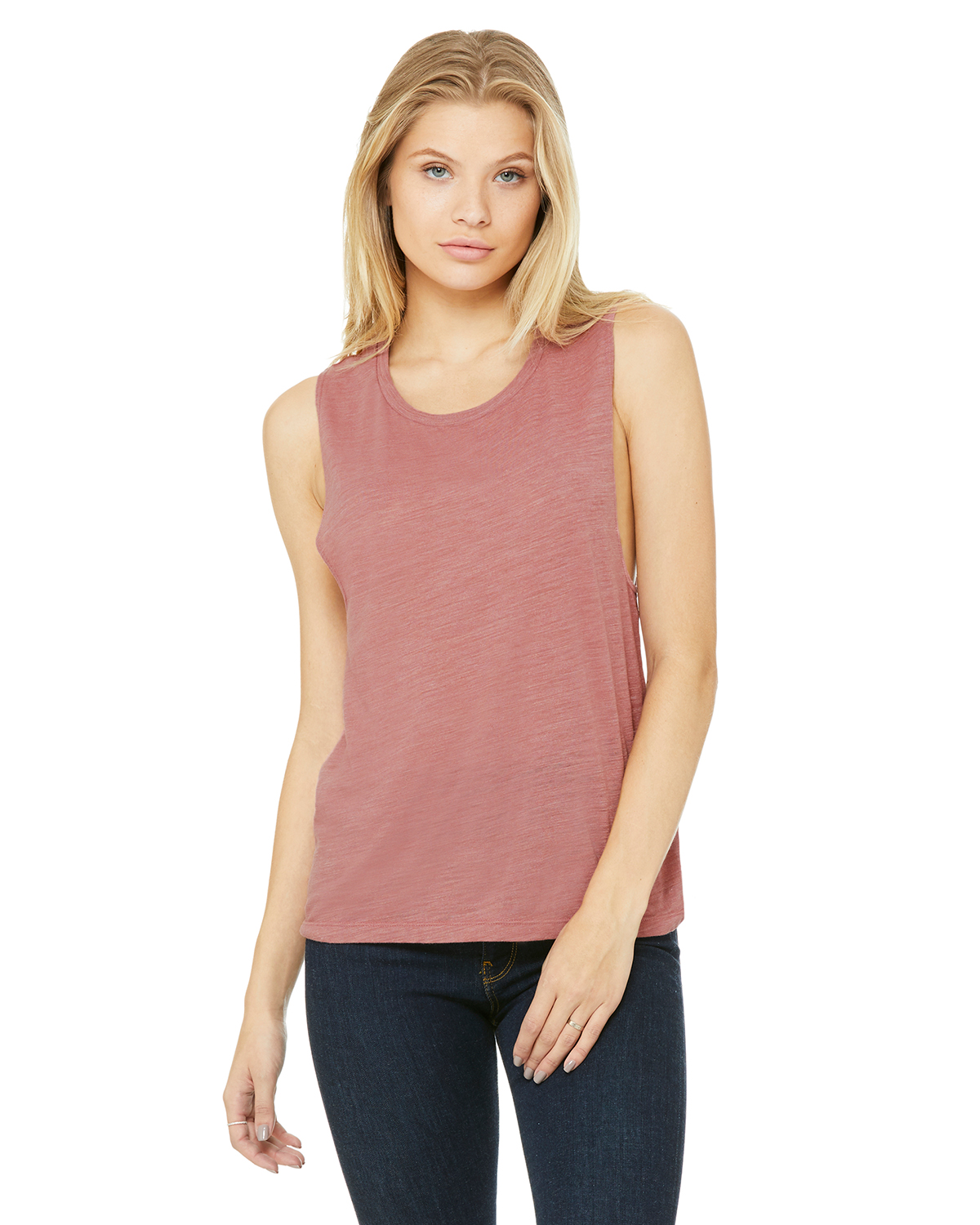 Bella + Canvas B8803 Women's Flowy Scoop Muscle Tank