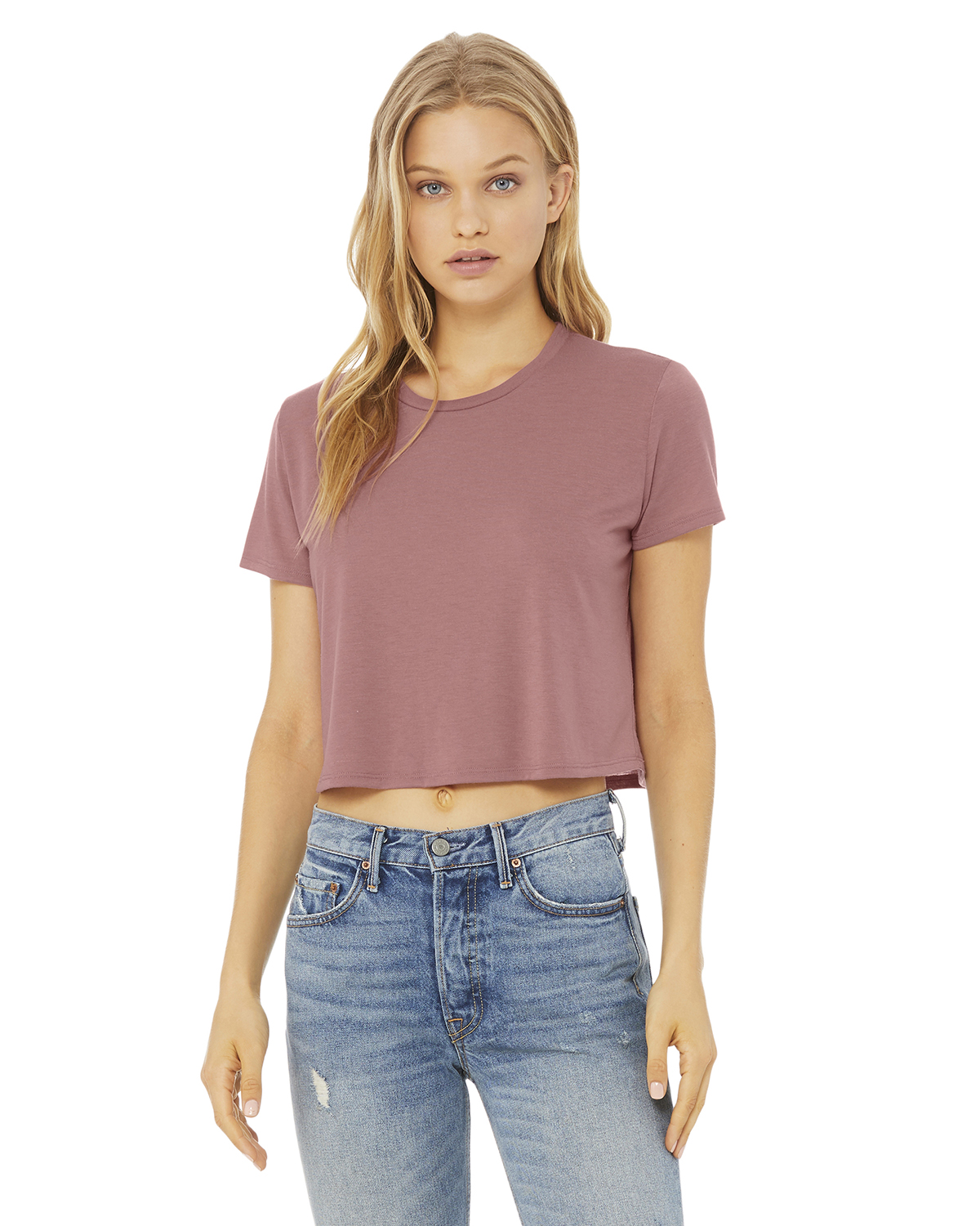 Bella + Canvas B8882 Women's Flowy Cropped T-Shirt