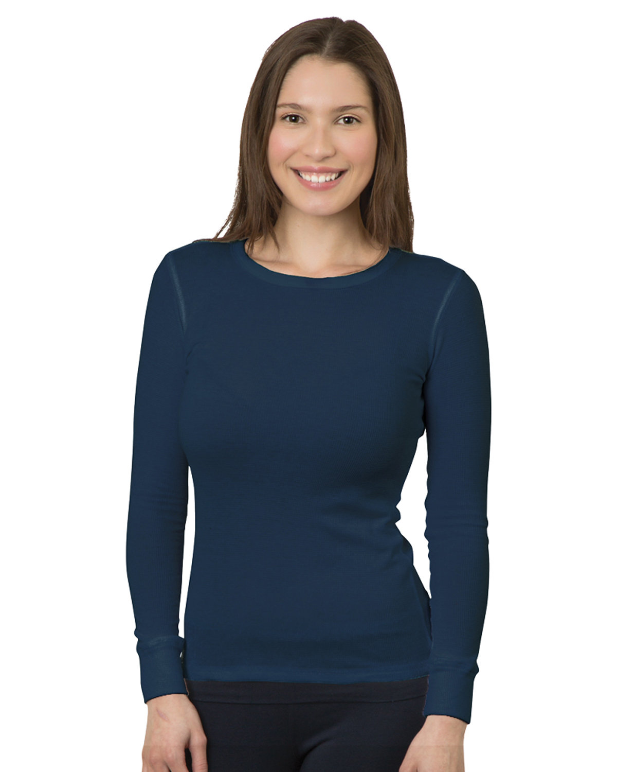 Bayside BA3420 Junior Long-Sleeve Thermal Shirt