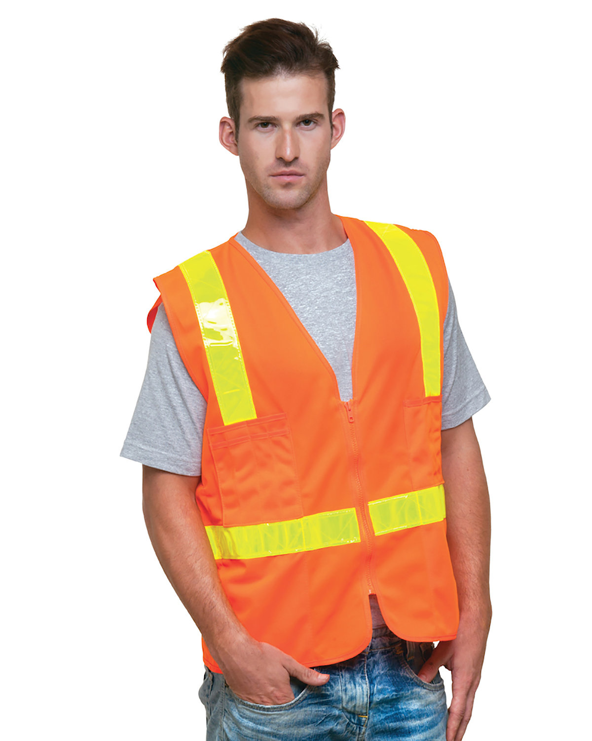 Bayside BA3786 Unisex ANSI Surveyor Vest