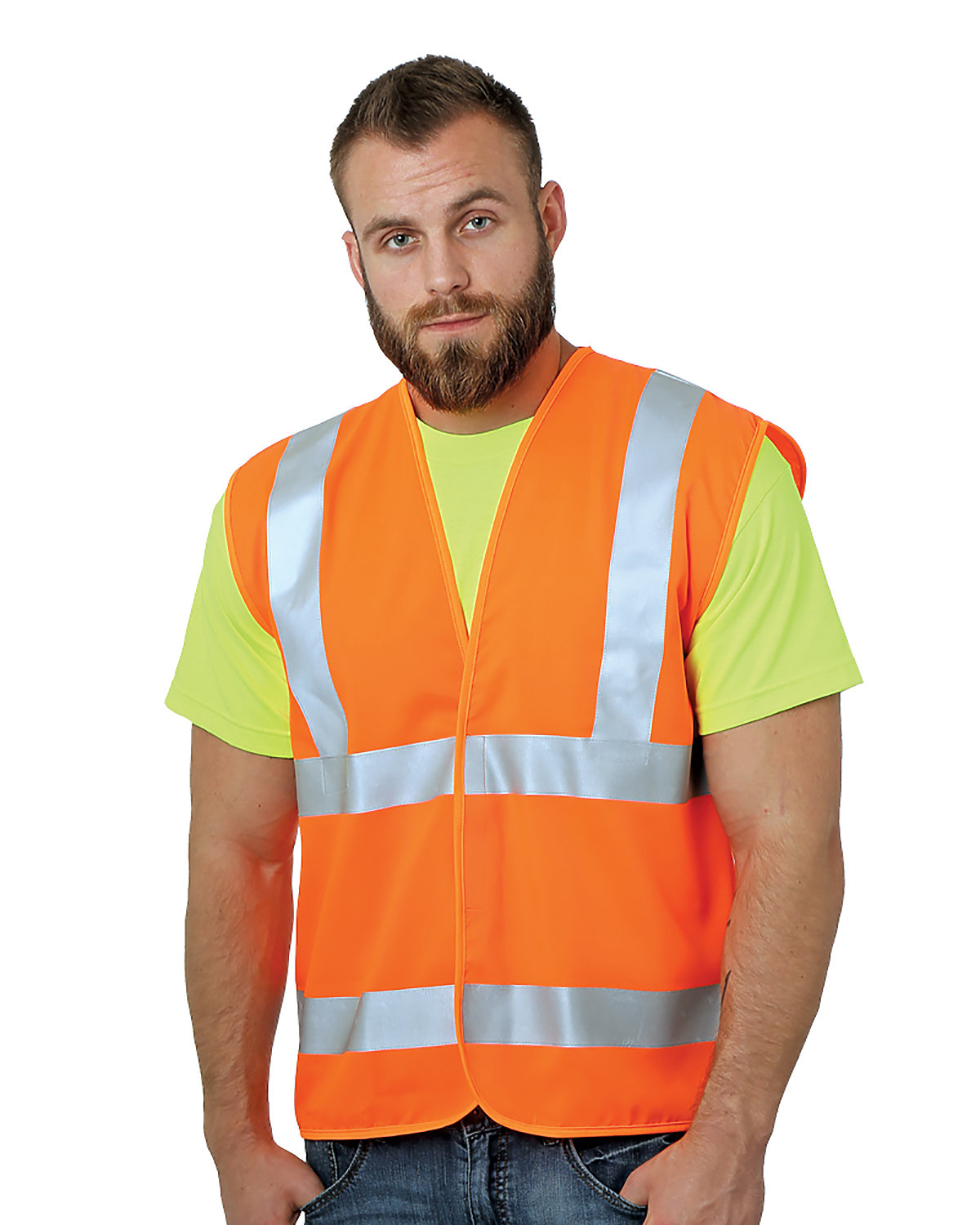 Bayside BA3789 Unisex ANSI Economy Vest