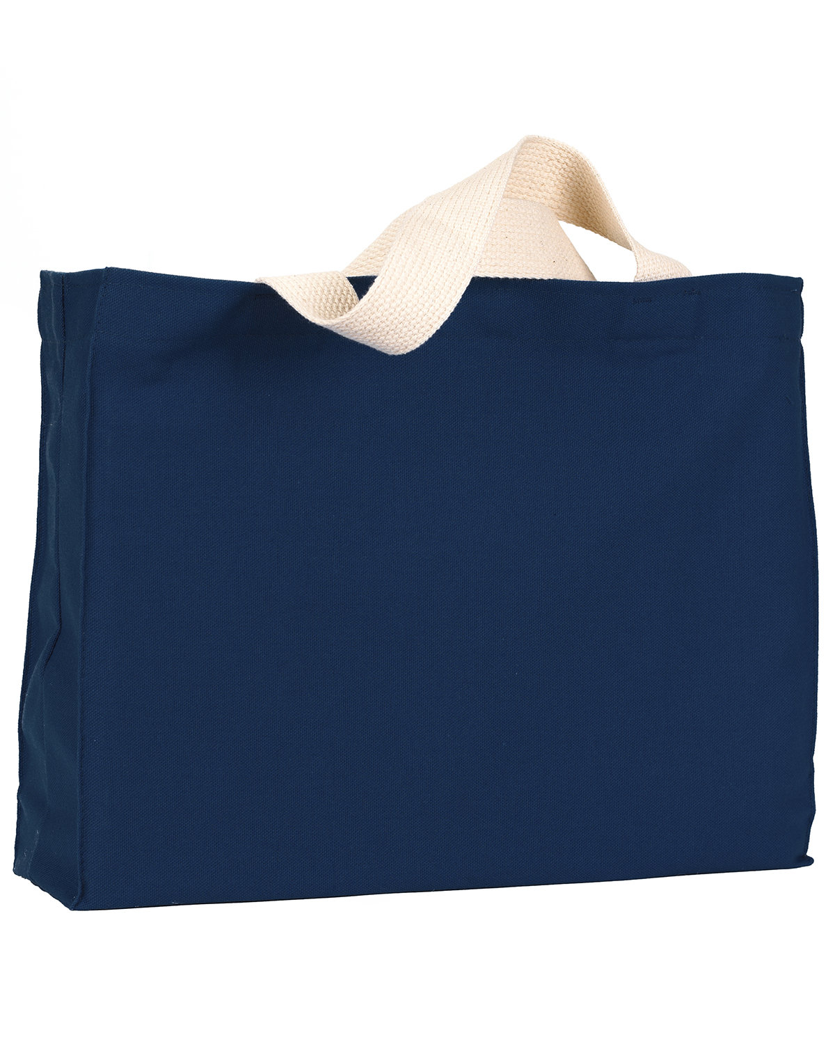 Bayside BA750 12 oz. Cotton Canvas Medium Gusset Tote