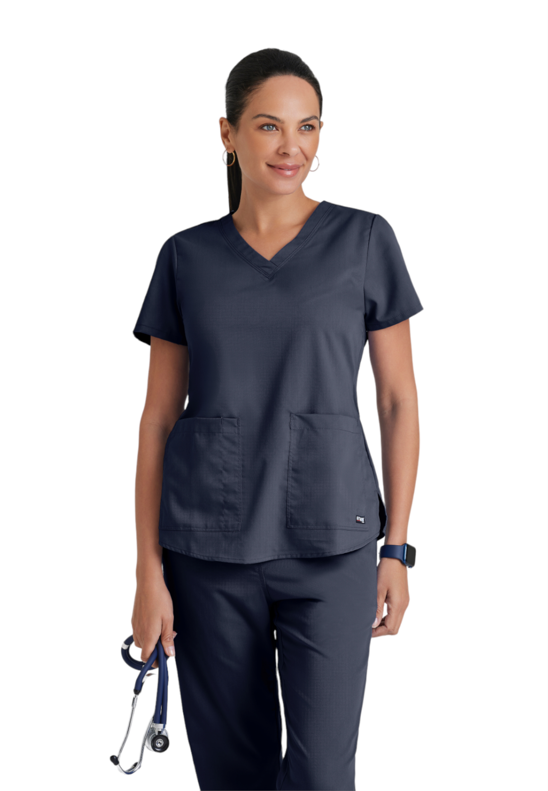 Grey's Anatomy 71166 Women's Two-Pocket V-Neck Aubrey Scrub Top