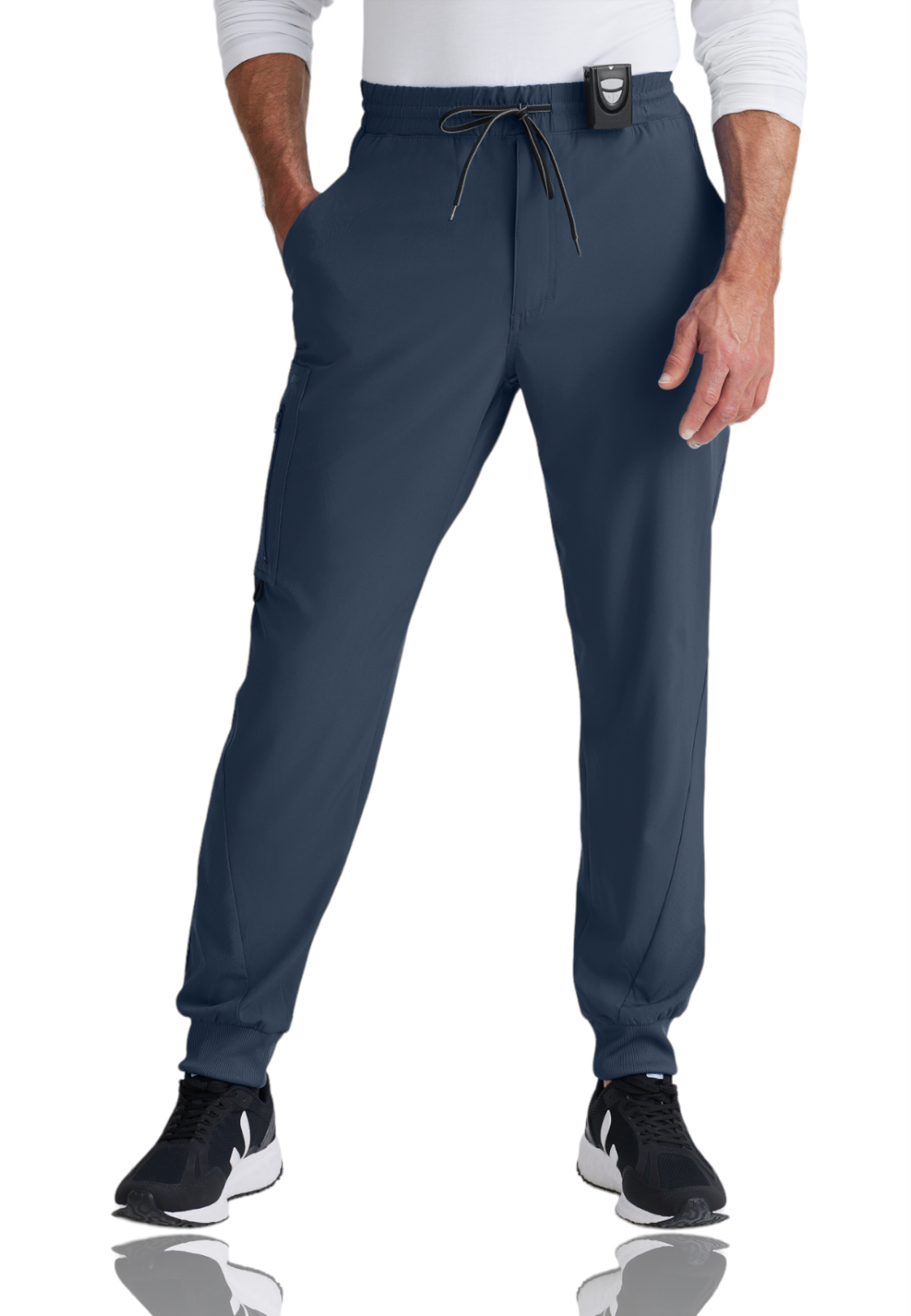 Barco BOP520 Men's Six-Pocket Drawcord Waist Vortex Jogger Scrub Pant