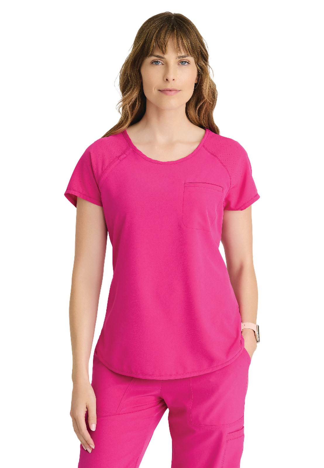 Barco BOT273 Women's One-Pocket Tuck-In Swing Scrub Top