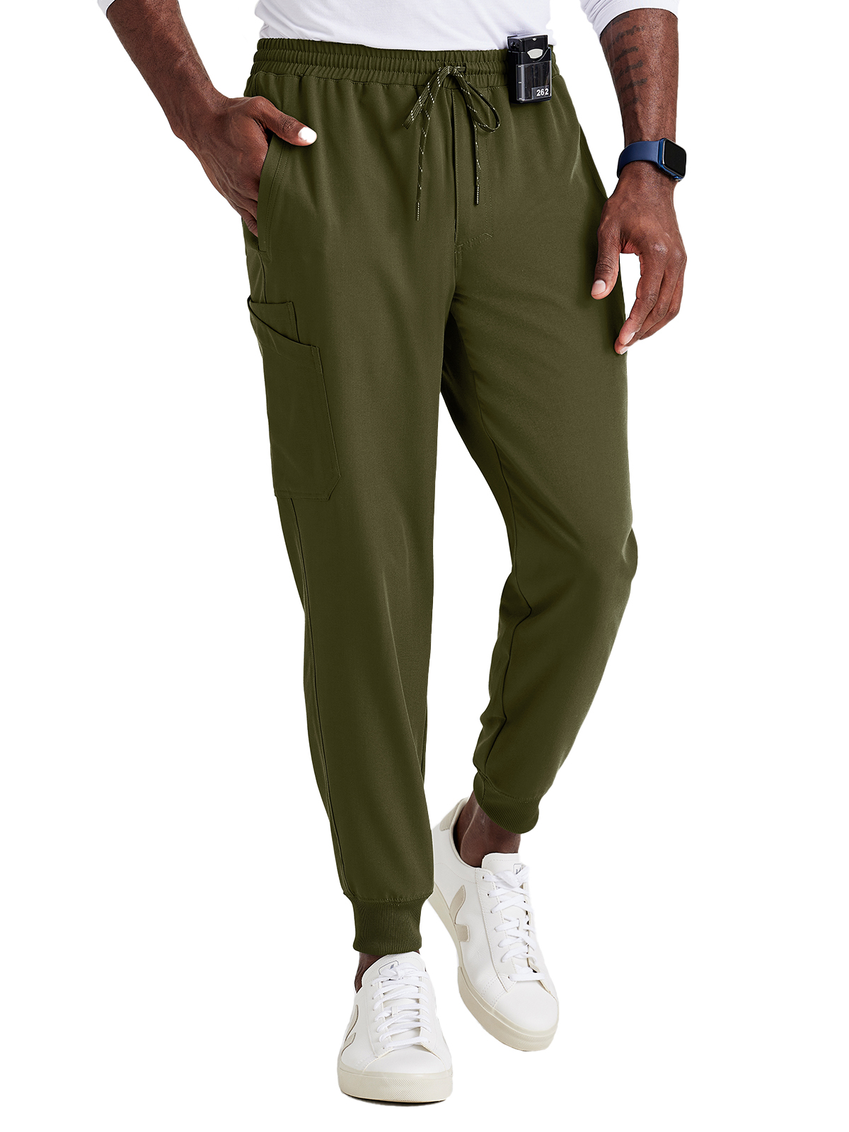 Barco BUP602 Men's Six-Pocket Zip-Fly Rally Jogger Scrub Pant