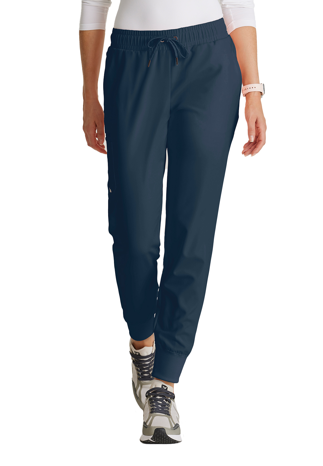 Barco BUP647 Women's Five-Pocket Rib Knit Cuff Union Jogger Scrub Pant