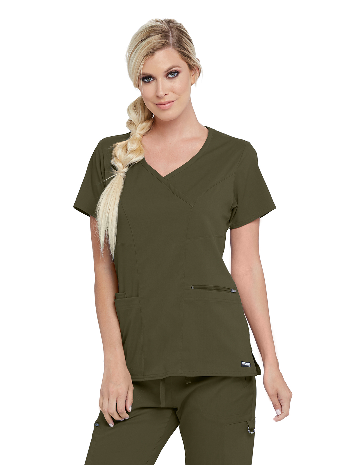 Grey's Anatomy GRST001 Women's Three-Pocket V-Neck Kim Scrub Top