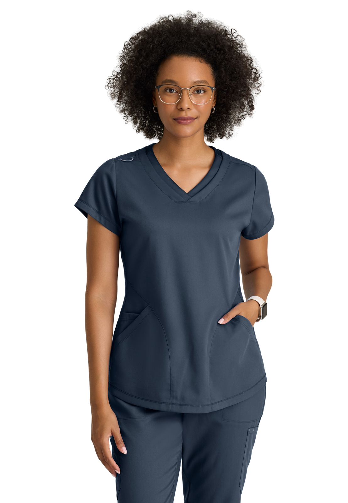 Grey's Anatomy GRT261 Women's Three-Pocket V-Neck Evelyn Scrub Top