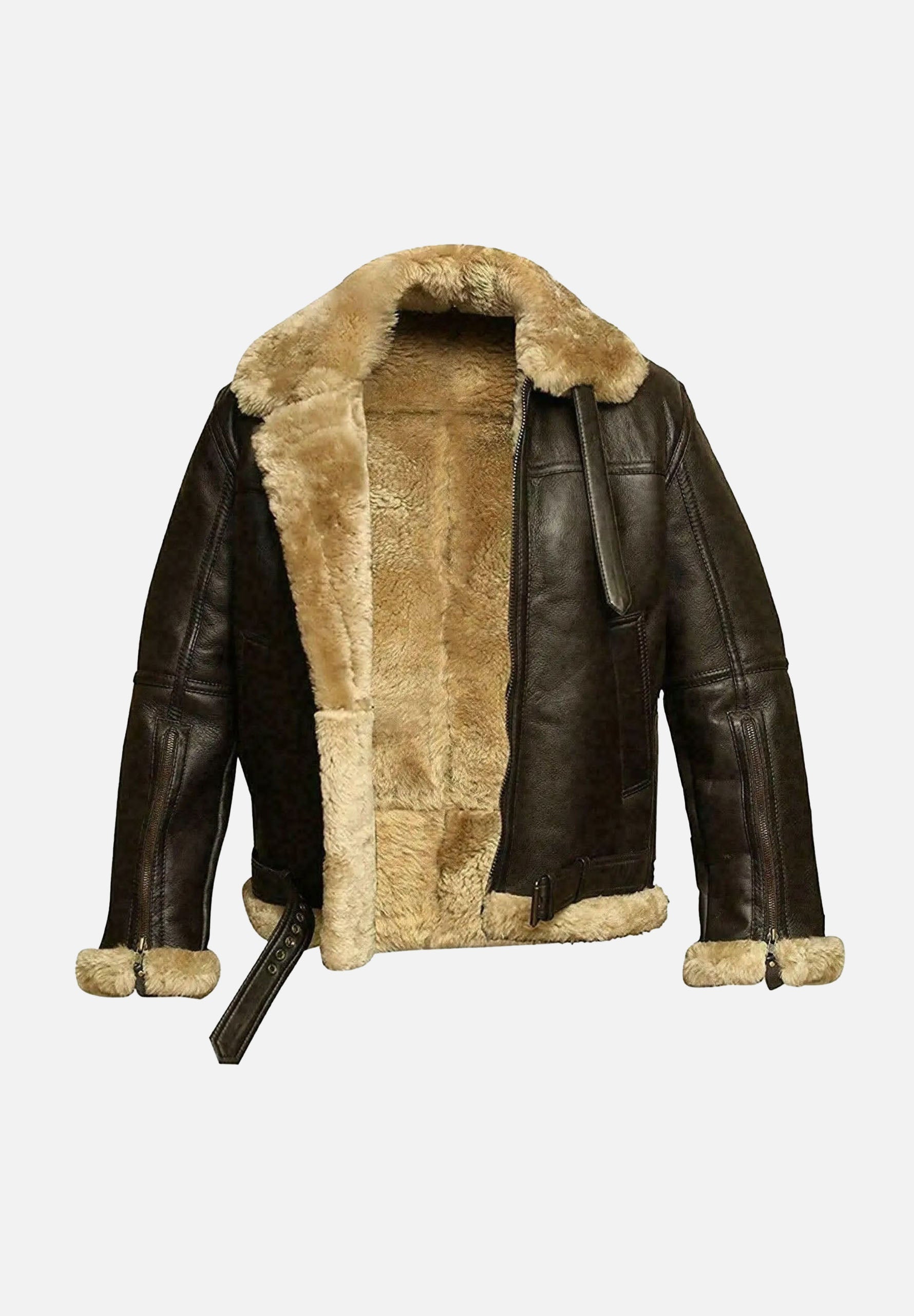 BJM103 Boehne B3 Leather Bomber Jacket