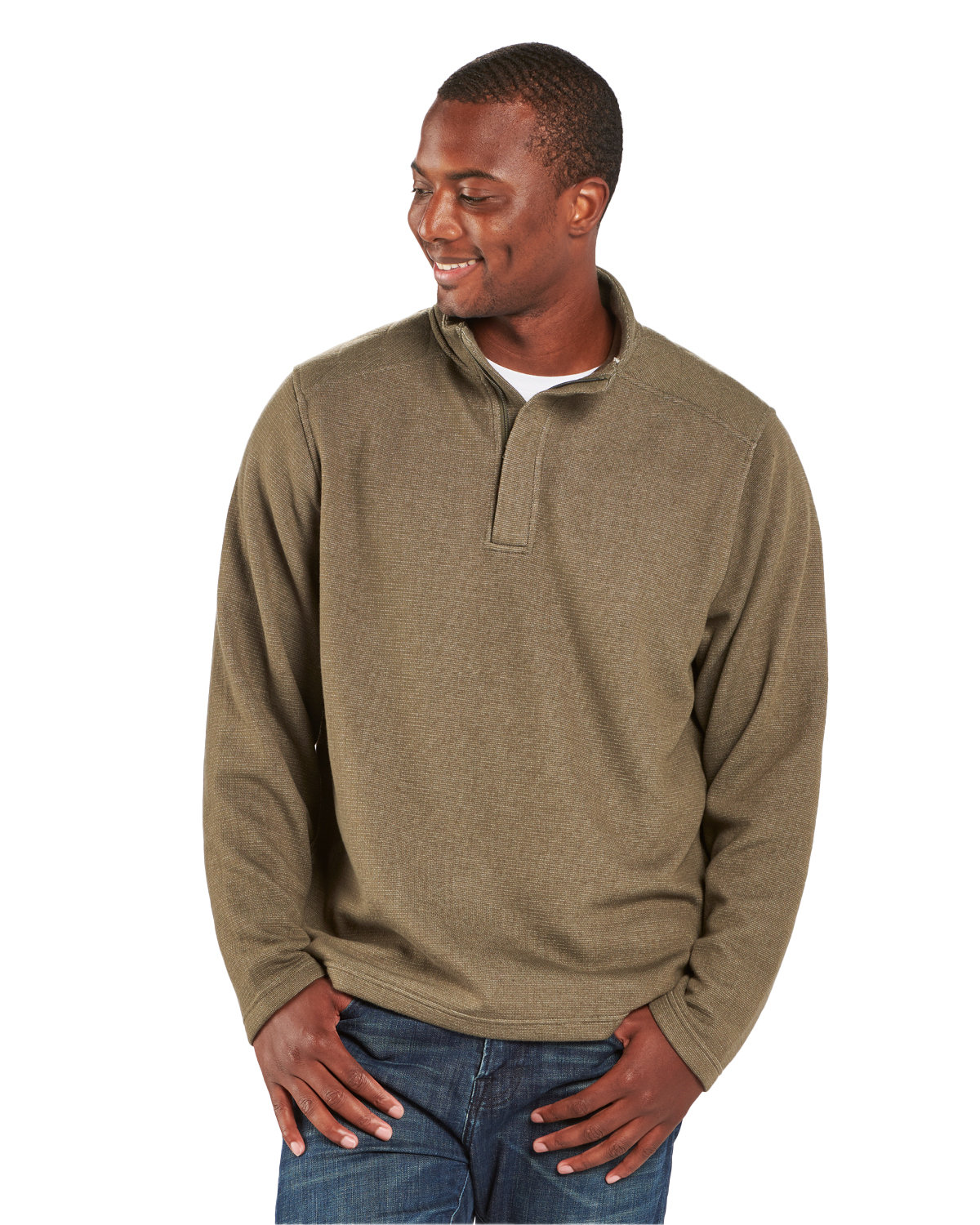 Boxercraft BM5201 Men's Sullivan Sweater Fleece Quarter-Zip Pullover