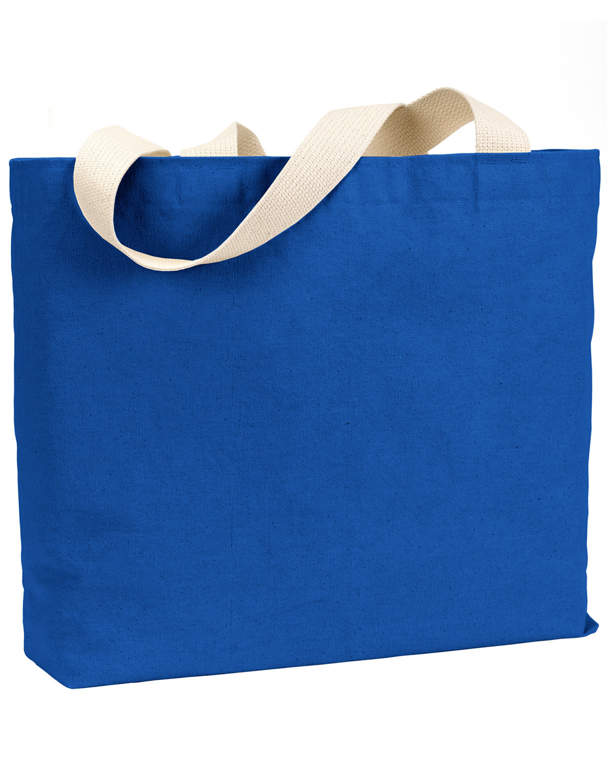 Bayside BS600 12 oz. Cotton Canvas Jumbo Tote