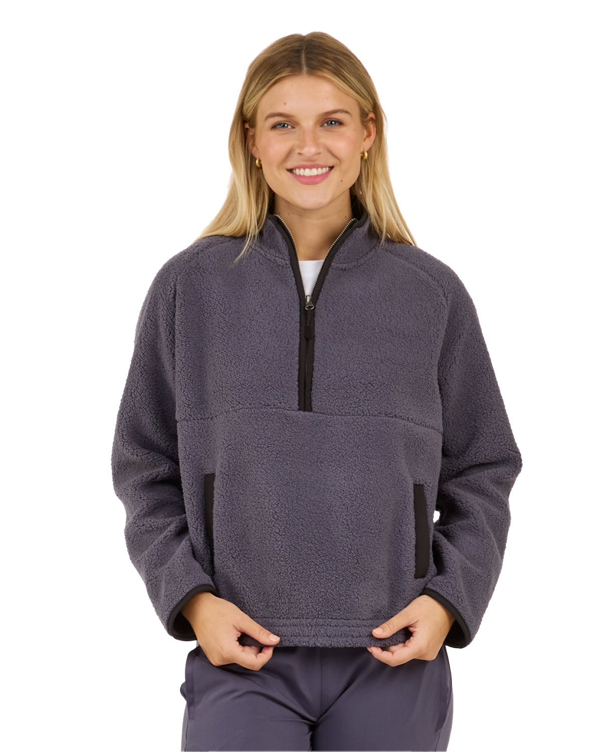 Boxercraft BW8501 Women's Everest Pile Fleece Half-Zip Pullover