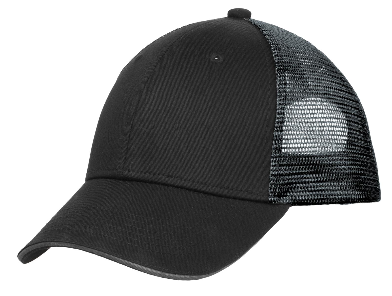 Port Authority C818 Double Mesh Snapback Sandwich Bill Cap