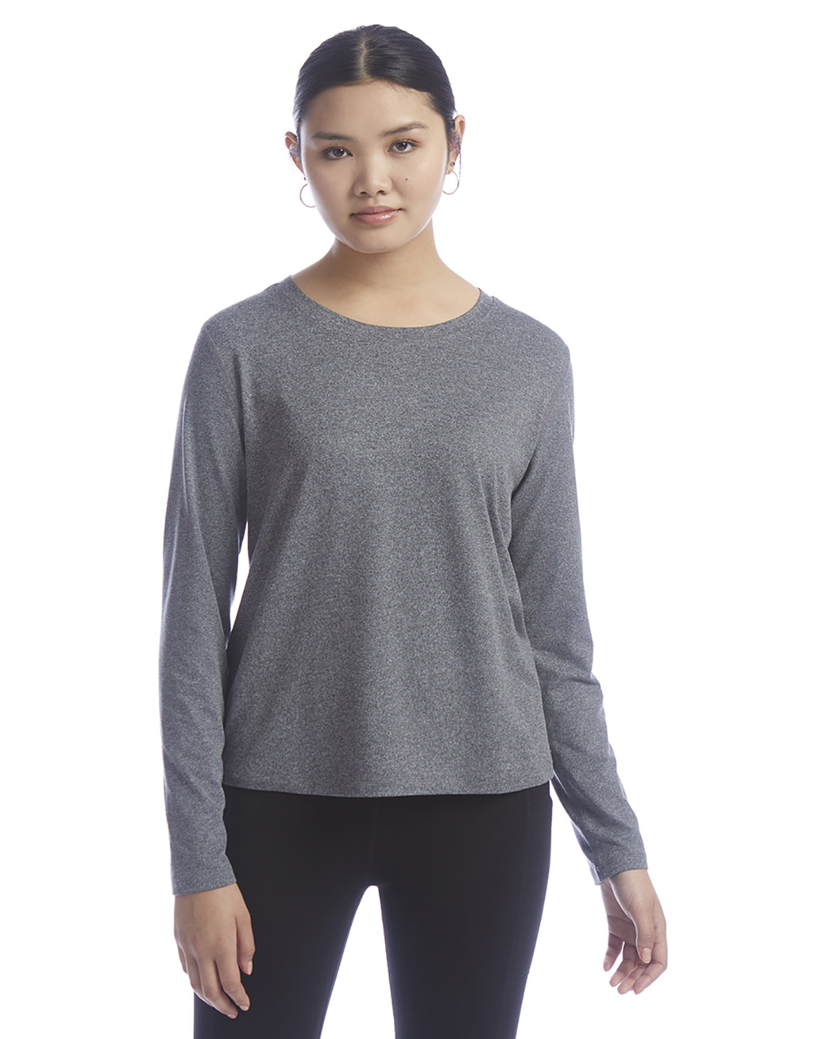 Champion CHP140 Women's Cutout Long Sleeve T-Shirt