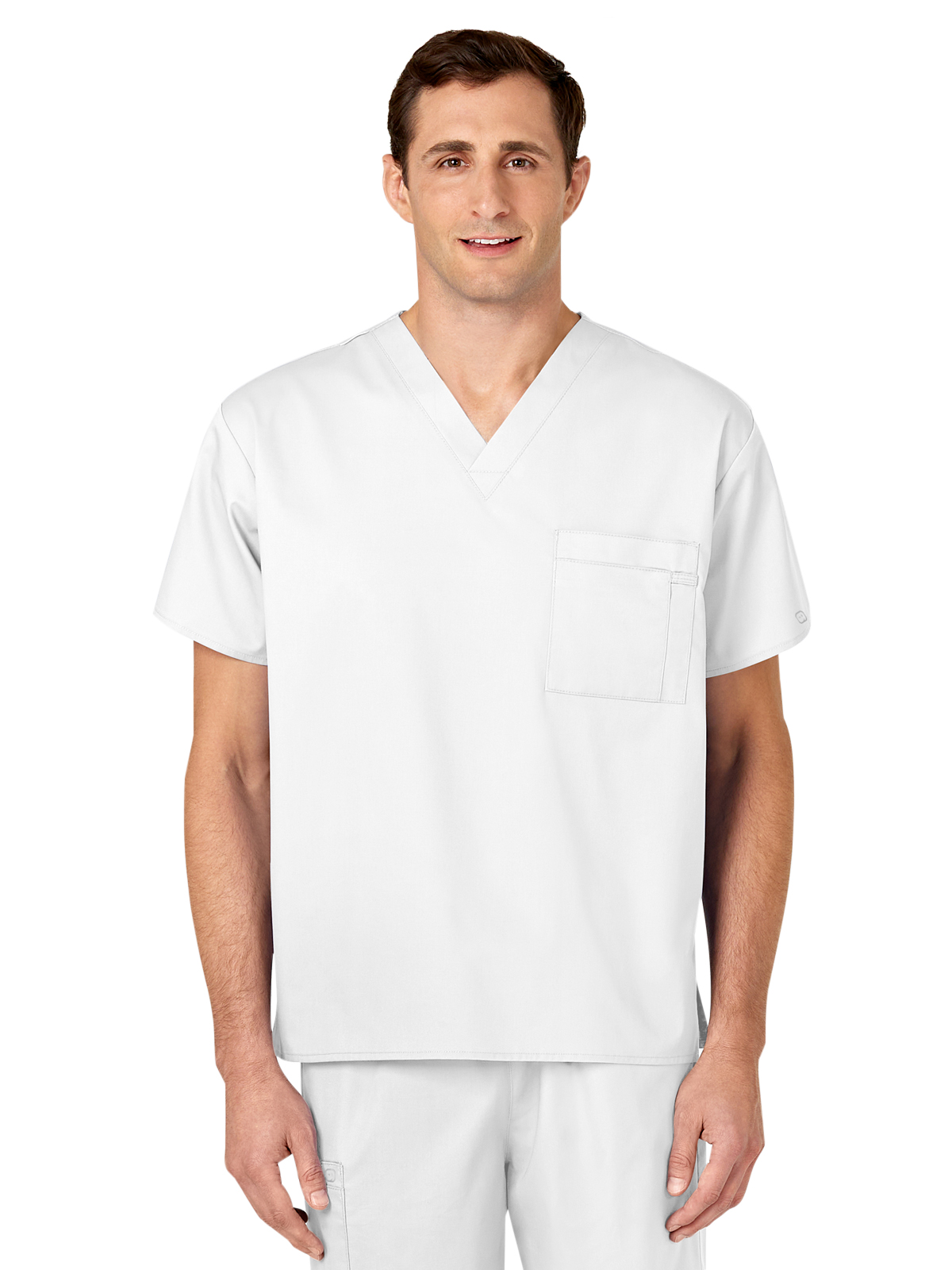 Wink 100 Unisex Double-Pocket V-Neck Top