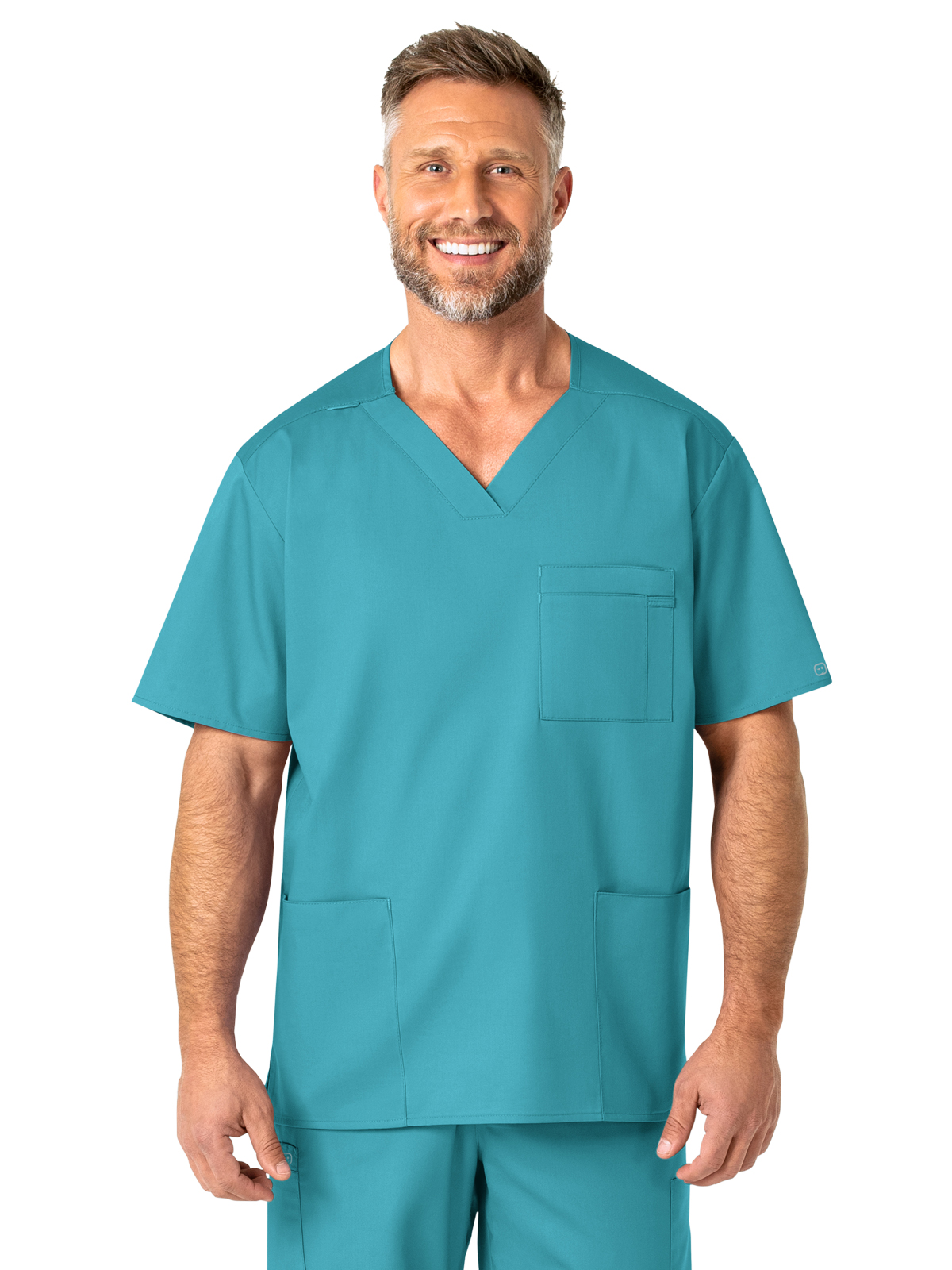 Wink 103 Men's Four-Pocket Modified V-Neck Top