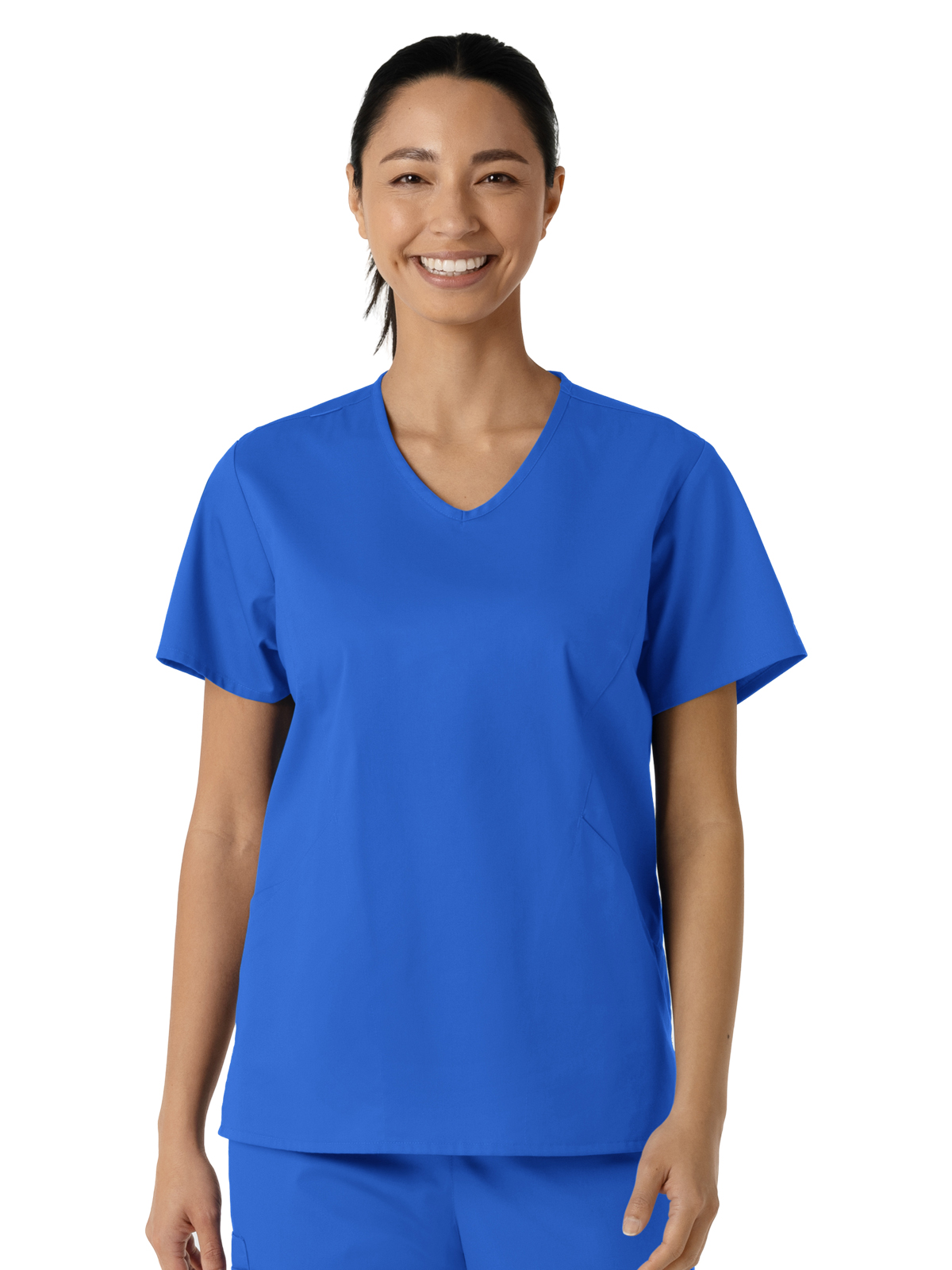 Wink 106 Women's Three-Pocket Curved V-Neck Top