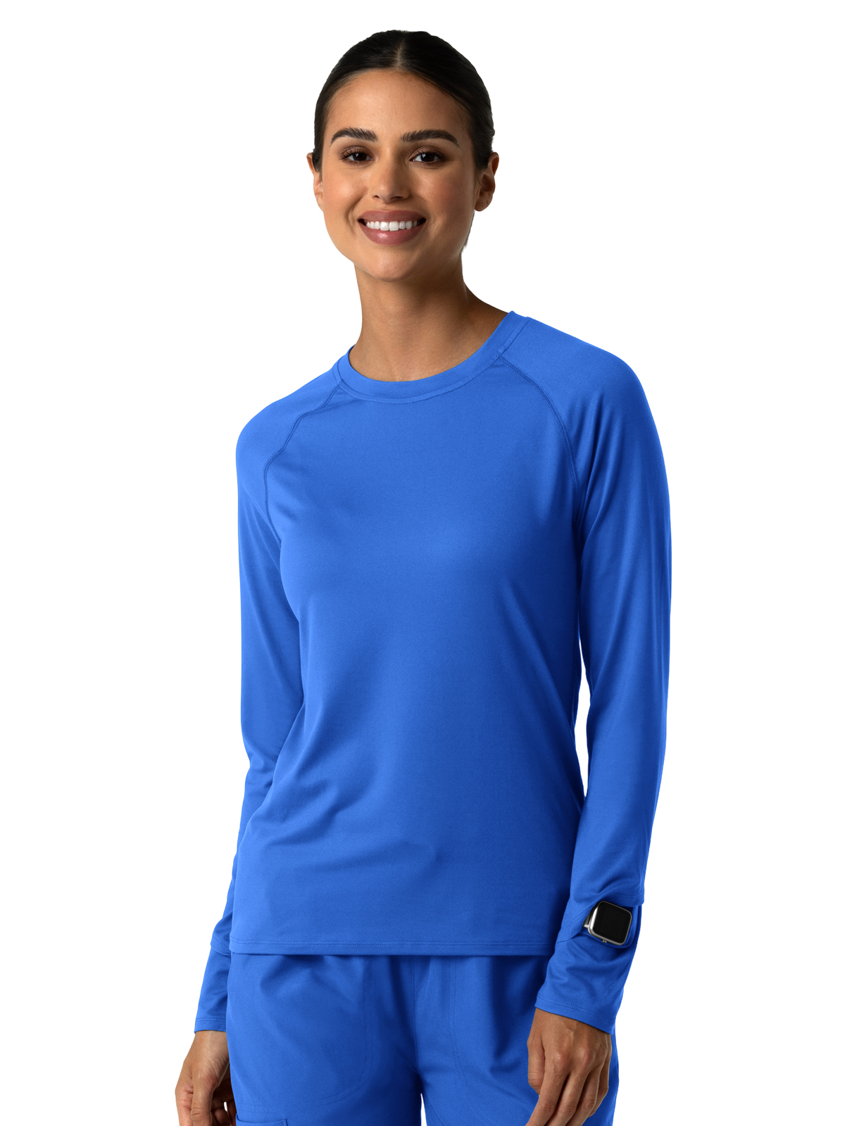 Wink 2139 Women's Watch Window Long Sleeve Underscrub Tee