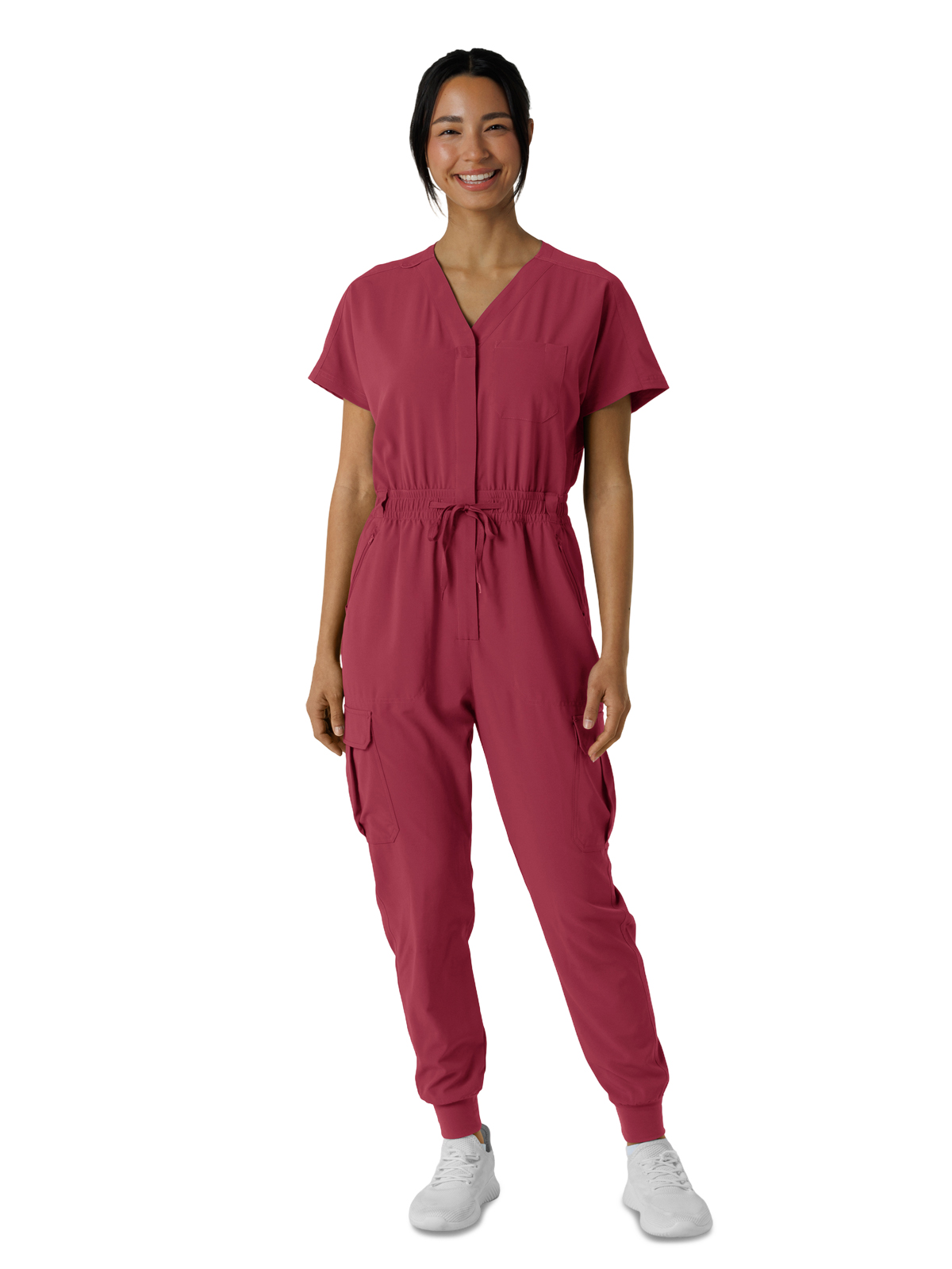 Wink 3234 Women's Seven-Pocket Cargo Jogger Jumpsuit