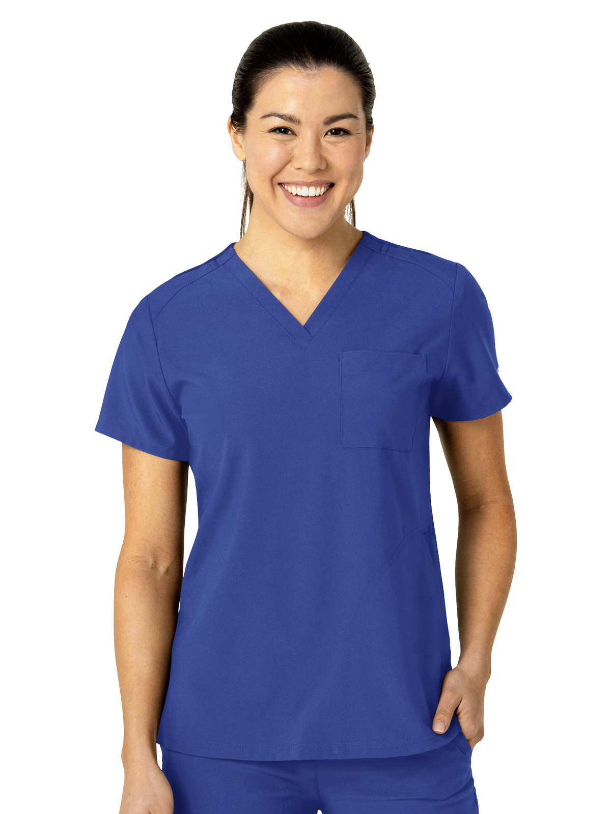 Wink 6045 Women's Three-Pocket Flex-N-Reach V-Neck Top