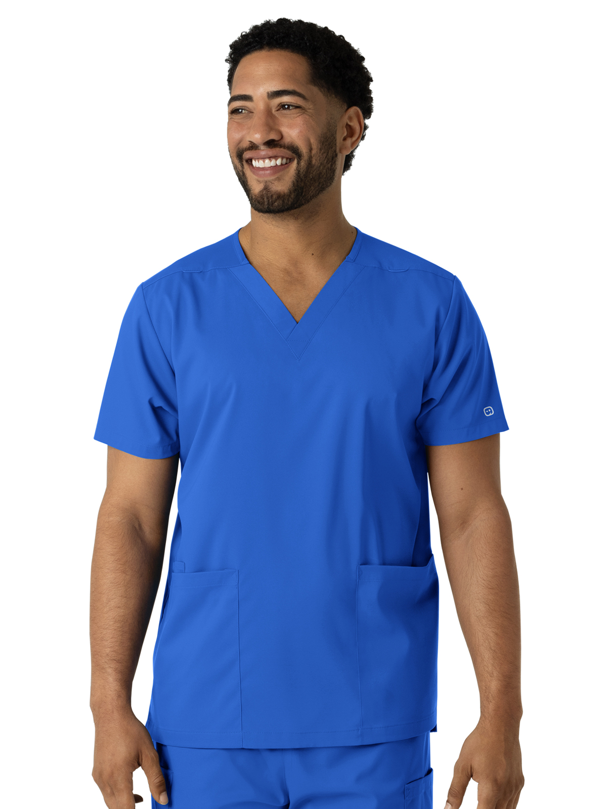Wink 6051 Unisex Three-Pocket V-Neck Top