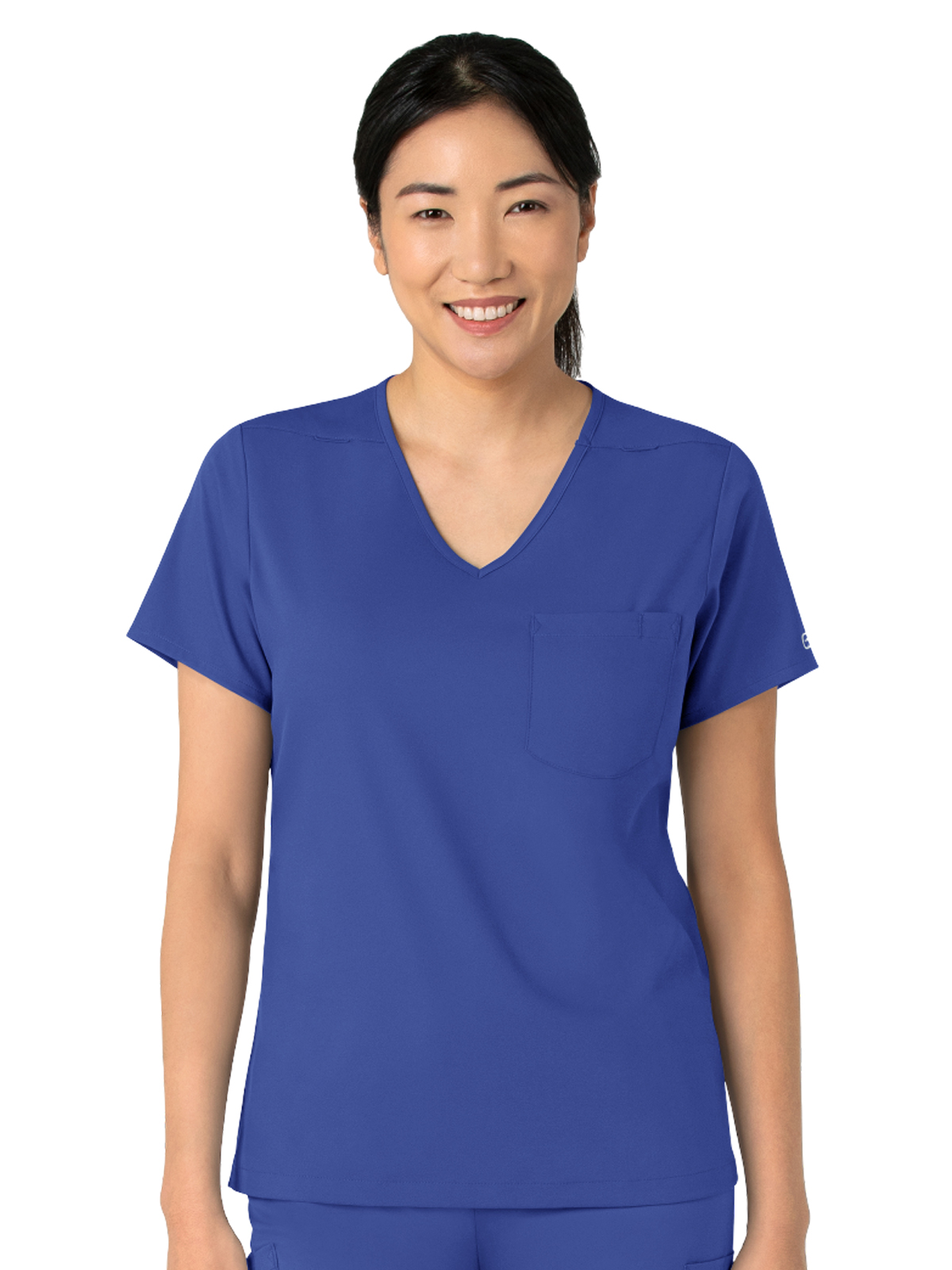 Wink 6151 Women's Two-Pocket Tuck-In V-Neck Top