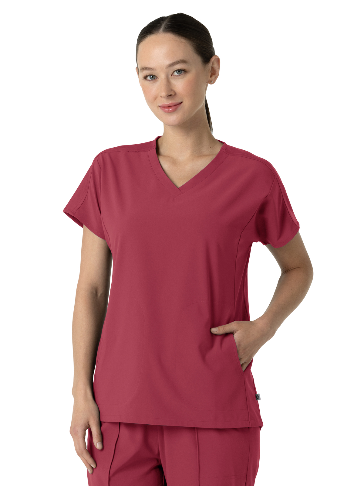 Wink 6154 Women's Two-Pocket V-Neck Tunic Scrub Top