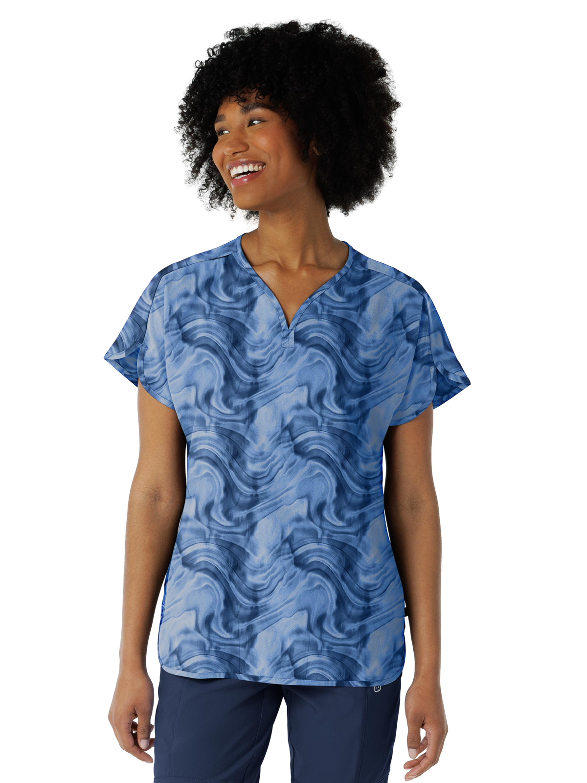 Wink 6267 Women's Dolman Print Scrub Top