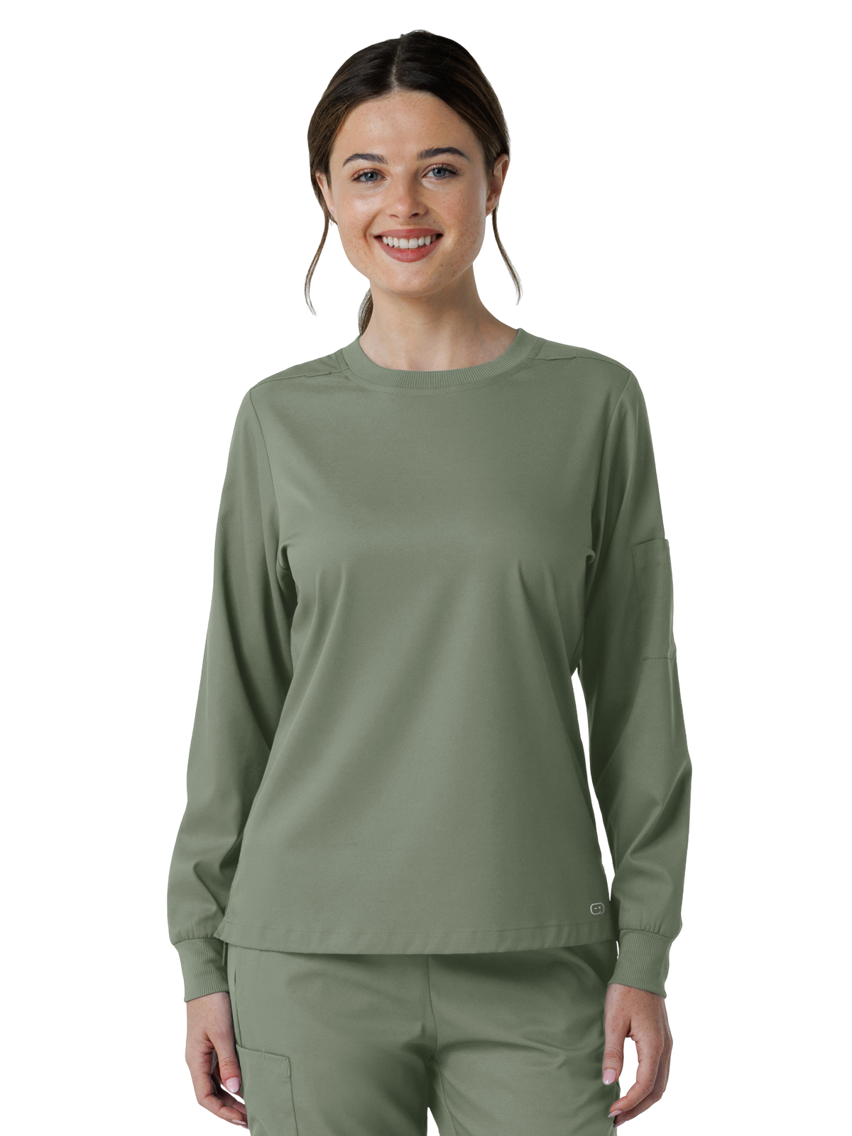 Wink 6551 Women's One-Pocket Classic Long Sleeve Scrub Tee