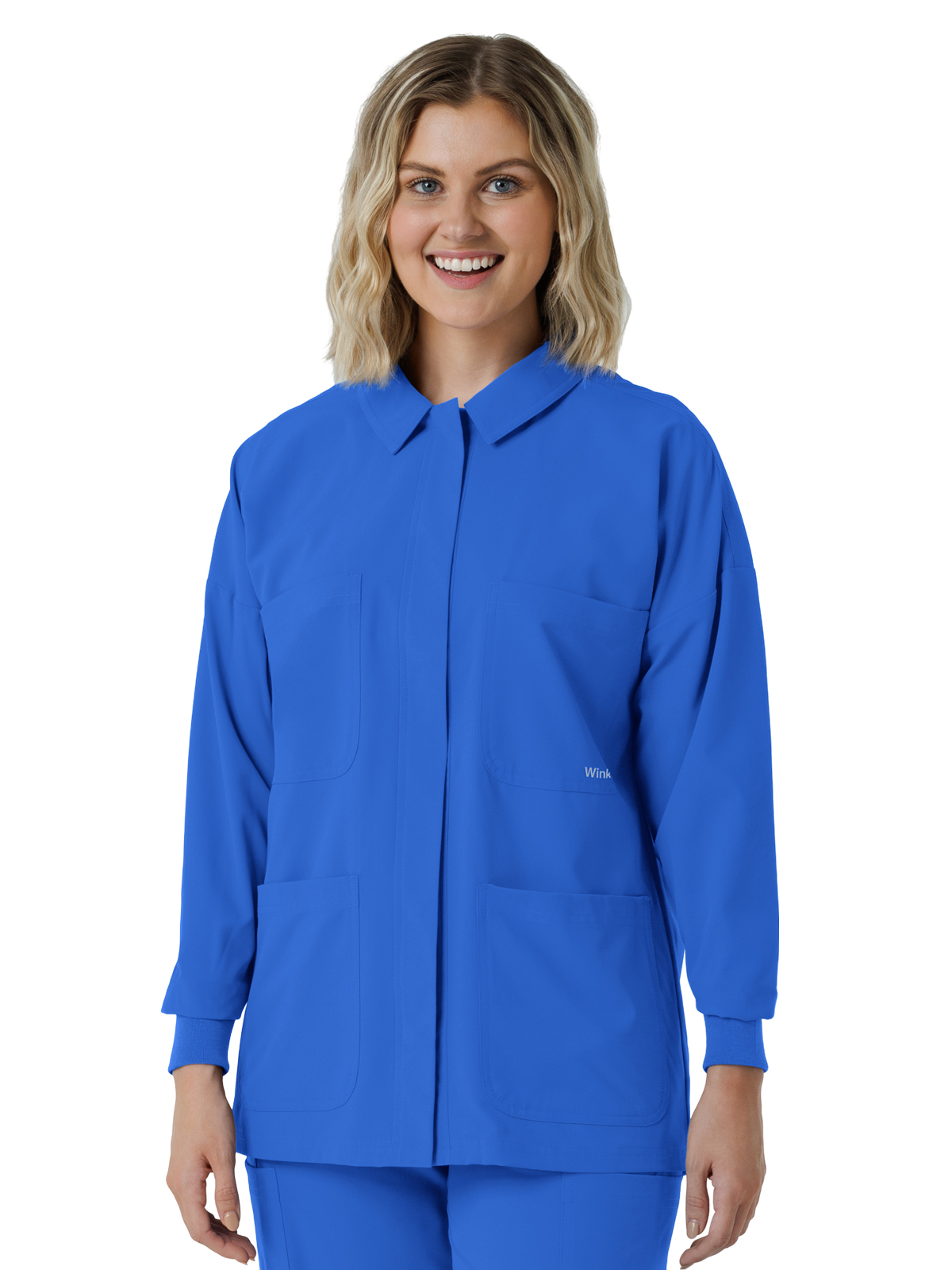 Wink 8180 Women’s Four-Pocket Scrub Shirt Jacket