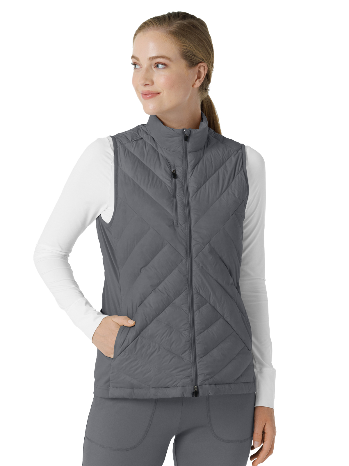 Wink 8277 Women's Six-Pocket Quilted Vest