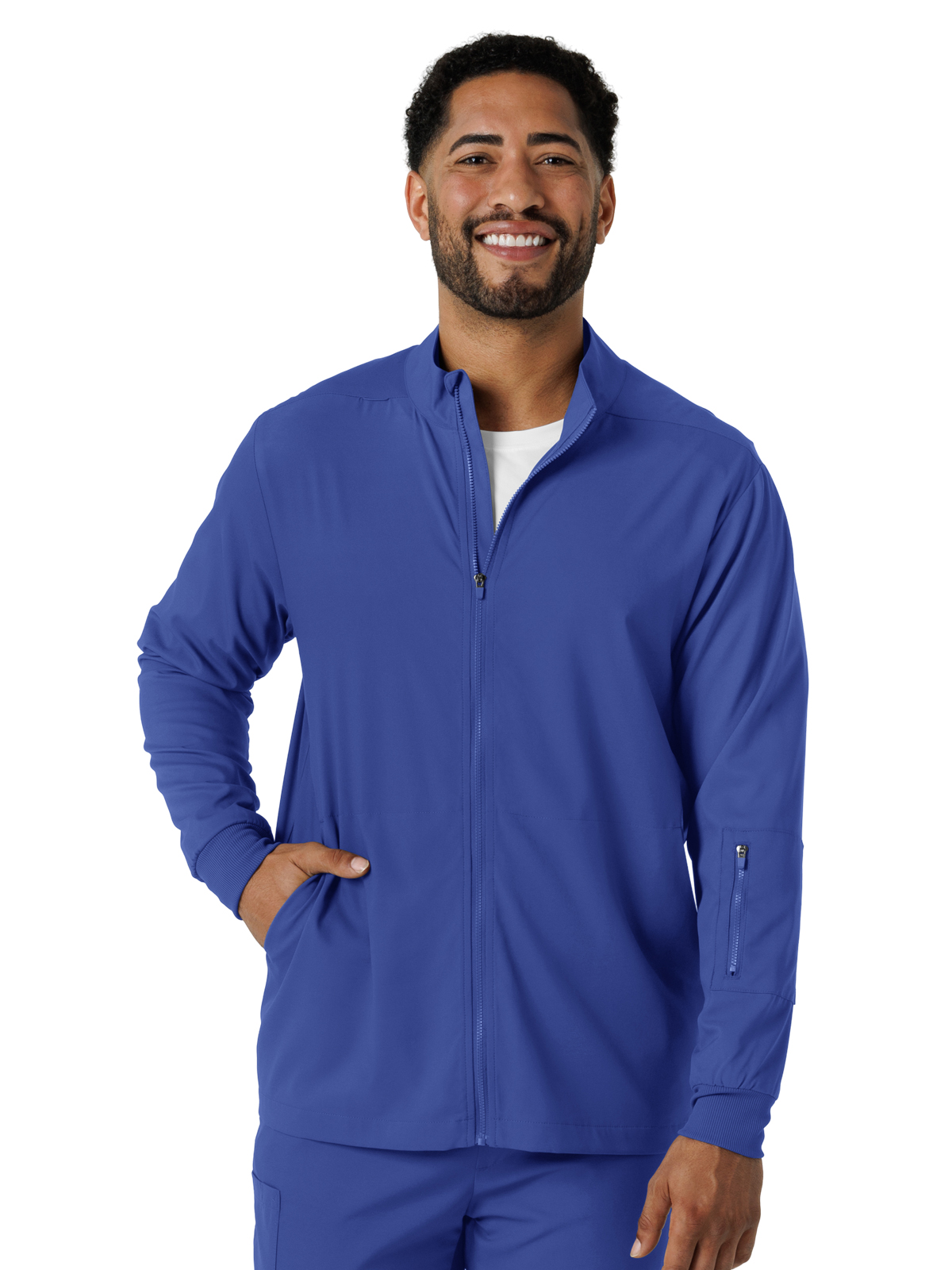 Wink 8351 Men's Four-Pocket Warm-Up Jacket