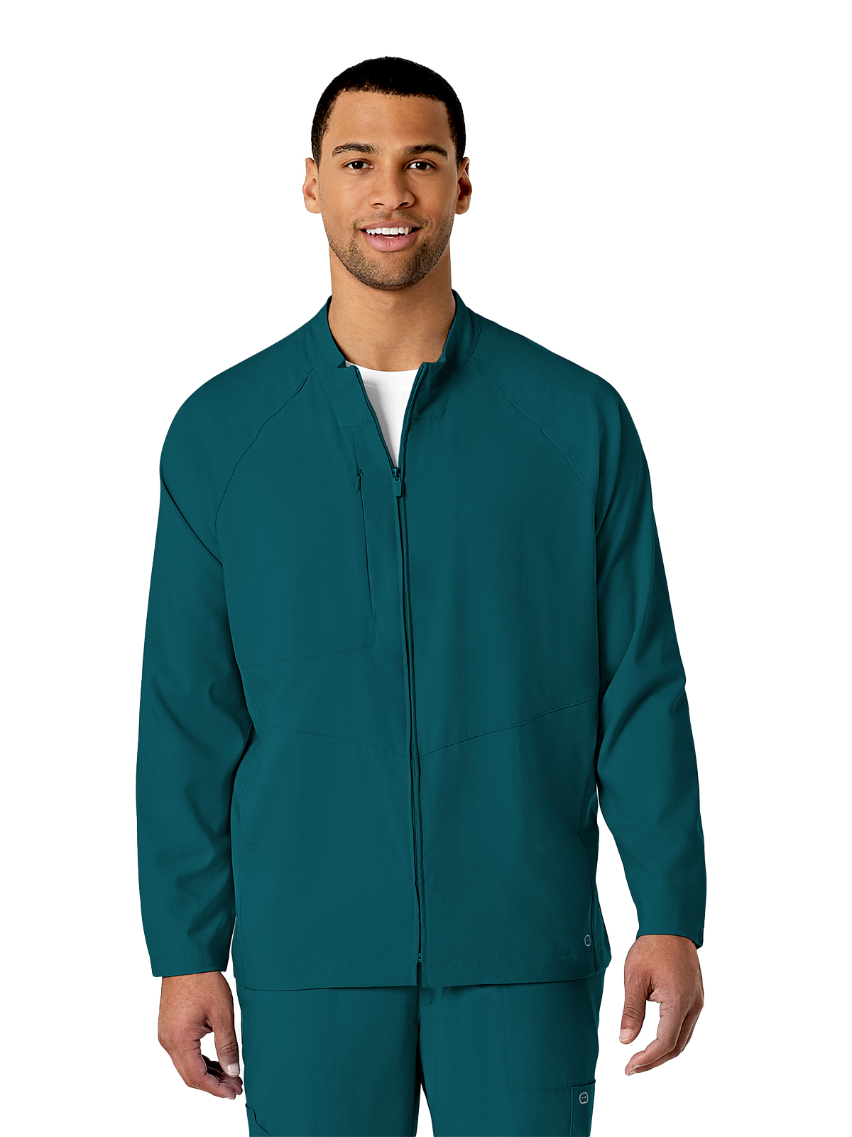 Wink 8355 Men's Three-Pocket Zip-Front Warm-Up Jacket
