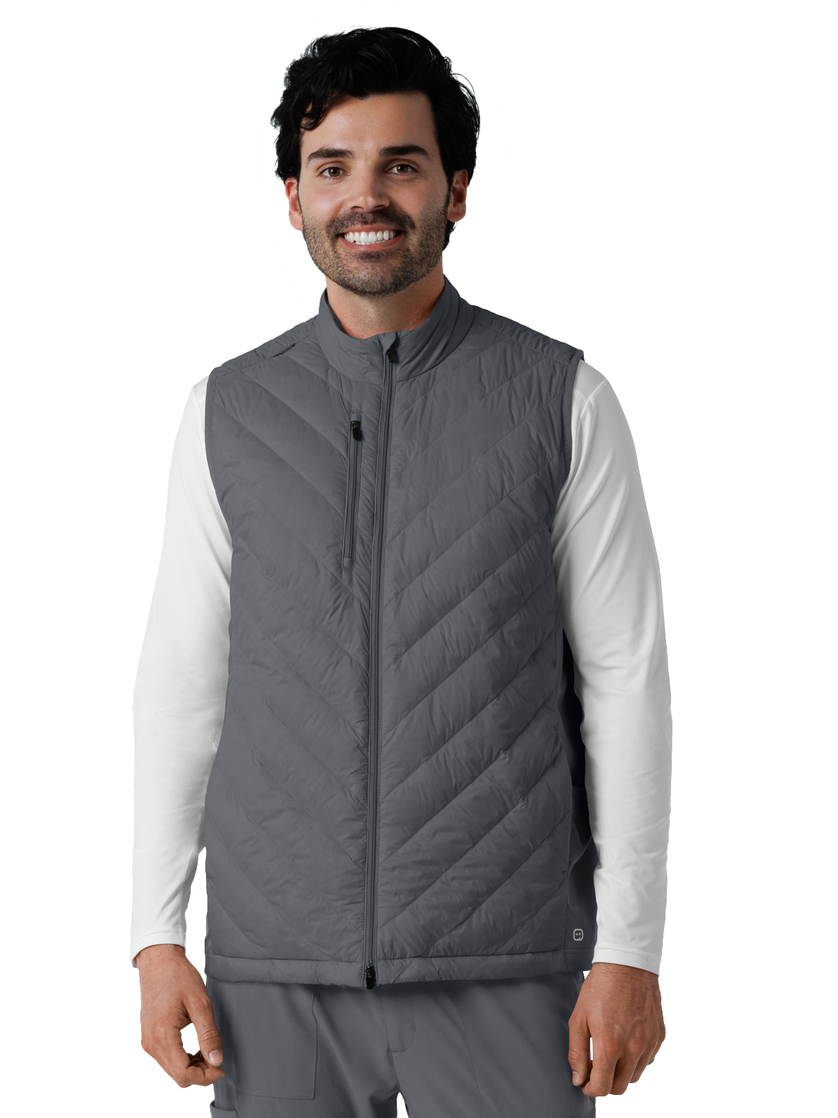 Wink 8377 Men's Six-Pocket Quilted Vest