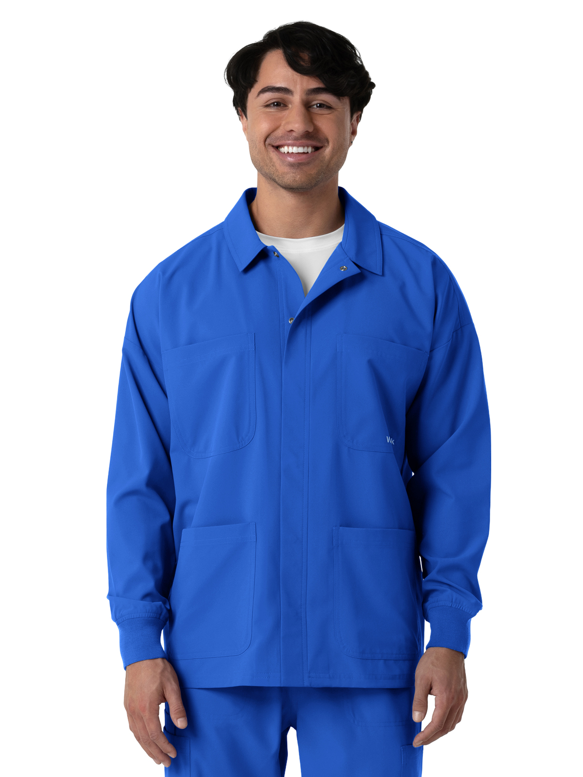 Wink 8380 Men’s Four-Pocket Scrub Shirt Jacket