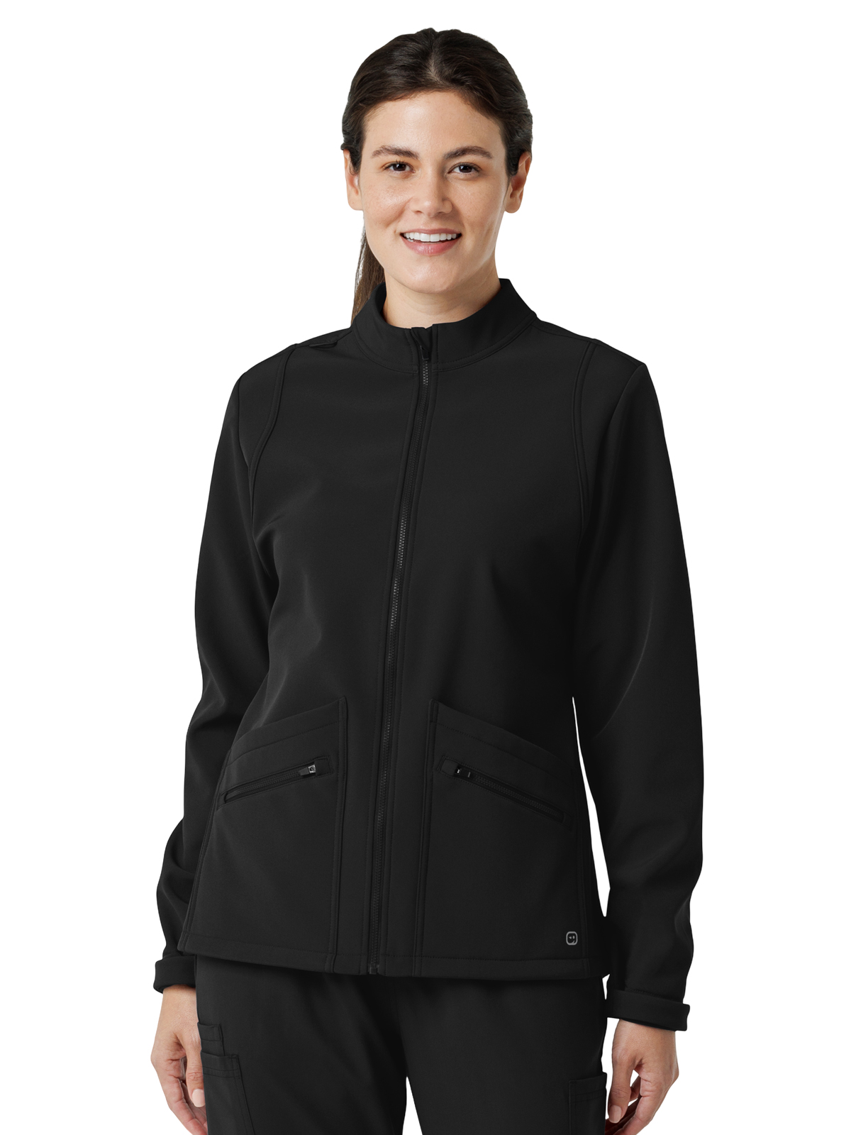 Wink 8509 Women's Four-Pocket Soft Shell Scrub Jacket