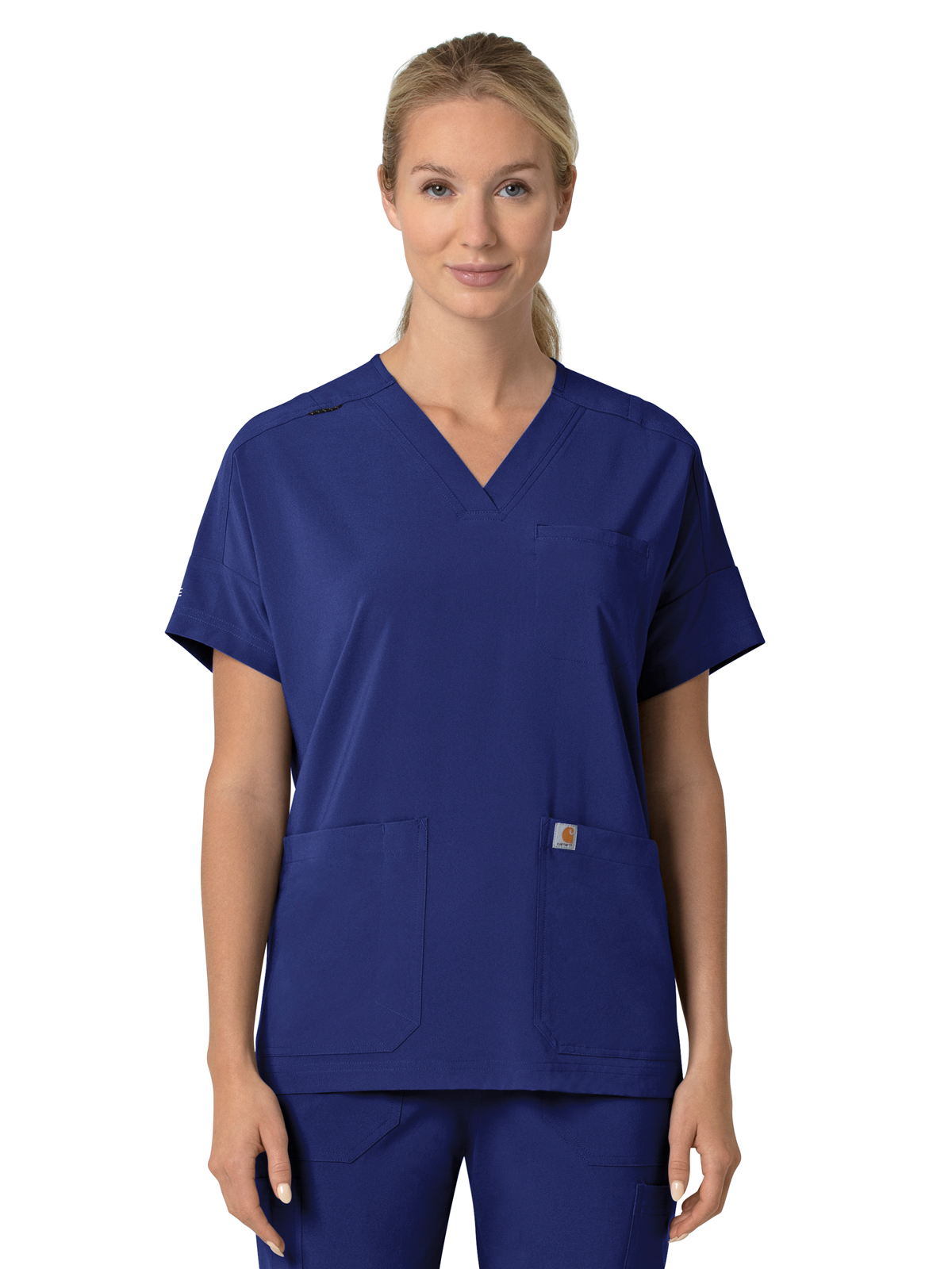Carhartt Scrubs C13110 Women's Four-Pocket Oversized V-Neck Top