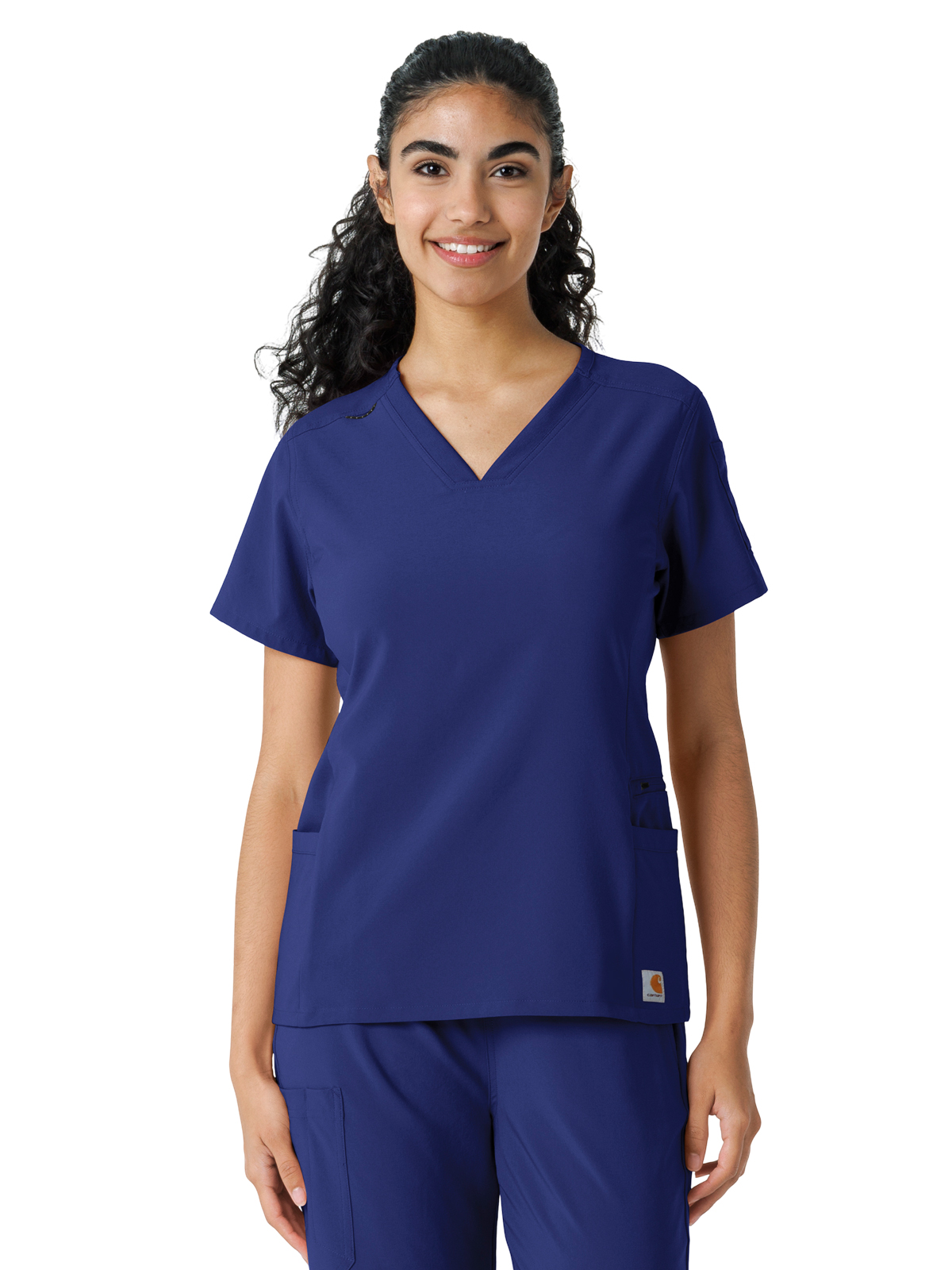 Carhartt Scrubs C13310 Women's Knit Panel Top