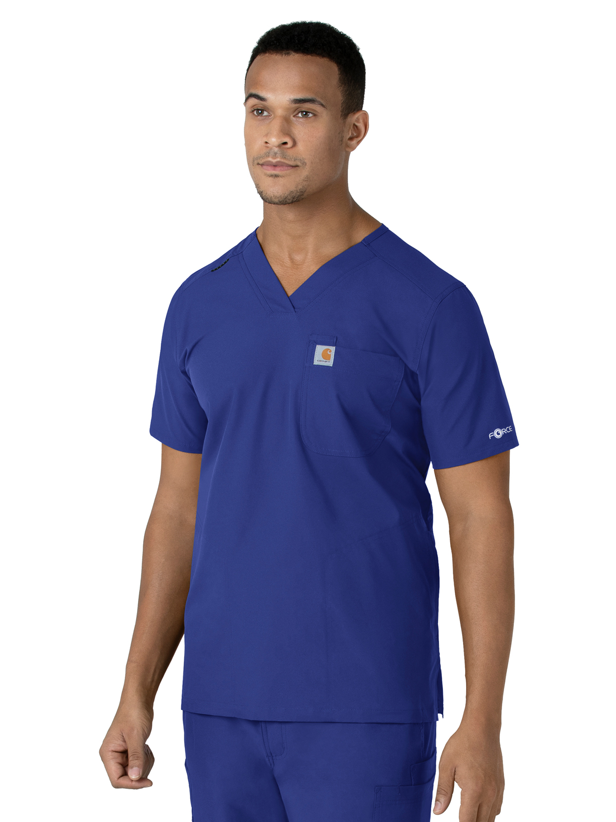 Carhartt Scrubs C16113 Men's Four-Pocket Modern Fit V-Neck Top