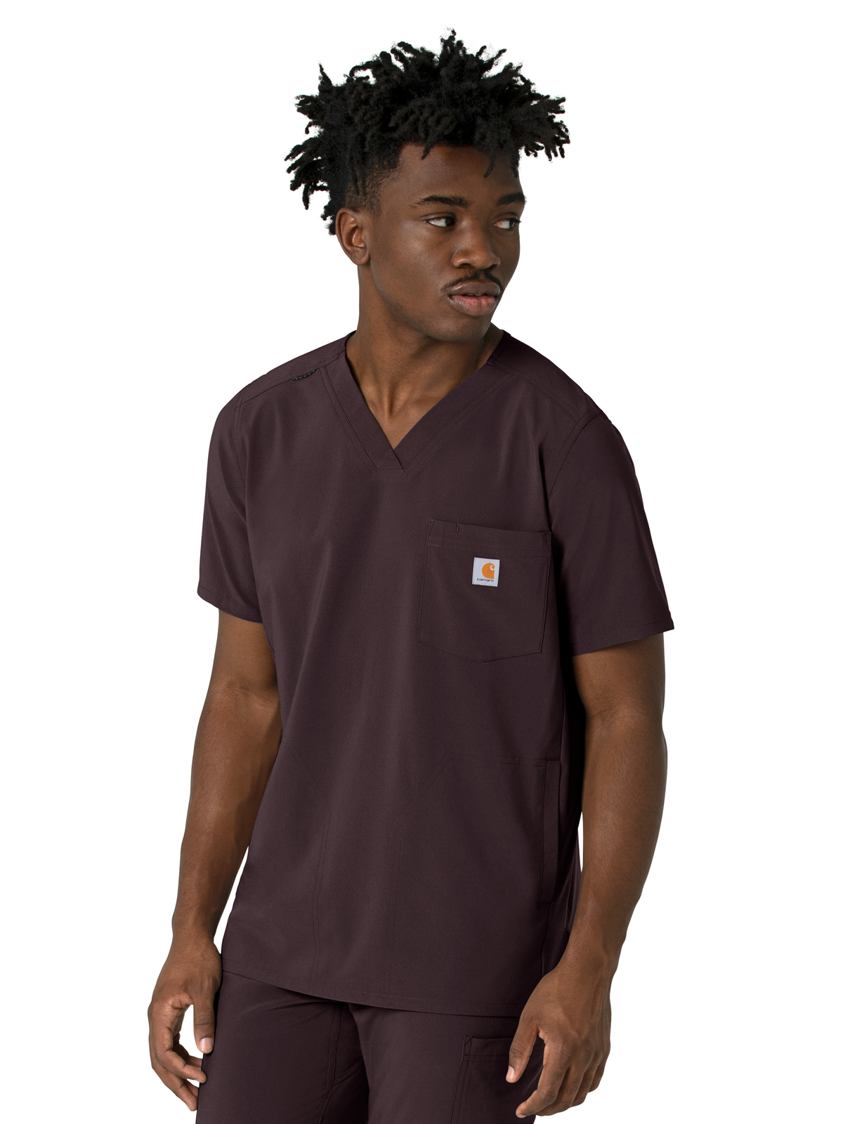 Carhartt Scrubs C16410 Men's Three-Pocket V-Neck Top